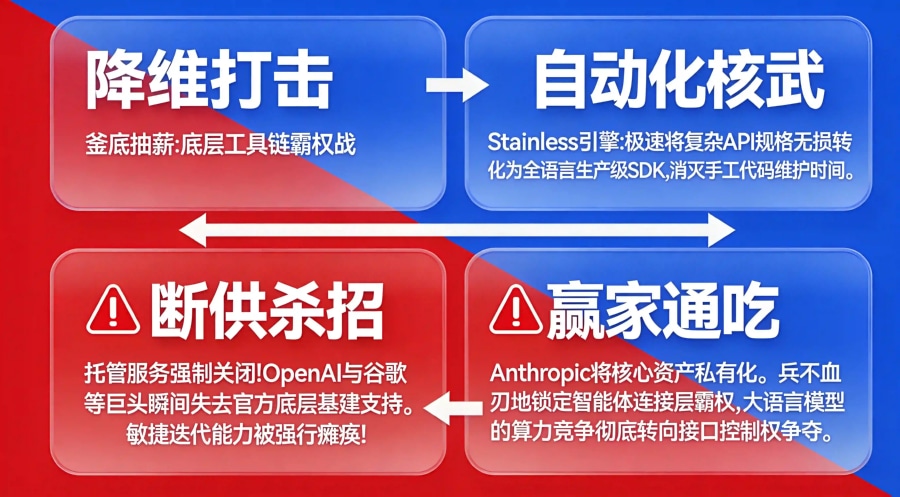 Stainless 自动化 SDK 生产与巨头被“断供”的核爆拓扑
