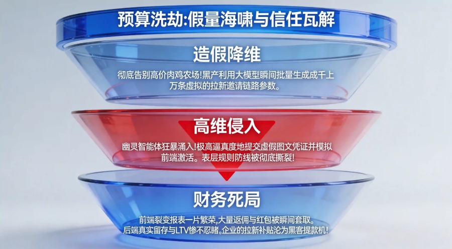 高拟真假量洗劫 CPA 预算与裂变奖励的灾难路径
