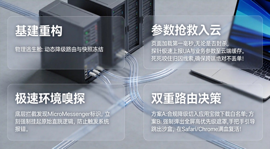 强行在封锁区构建的&ldquo;物理逃生舱&rdquo;技术管线