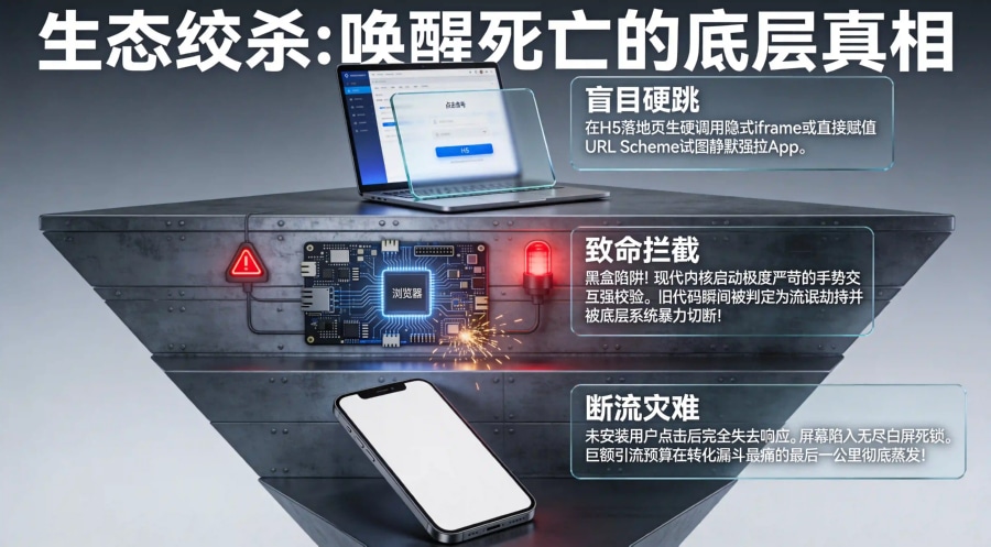 揭示为什么传统的代码在现代浏览器安全升级中全军覆没