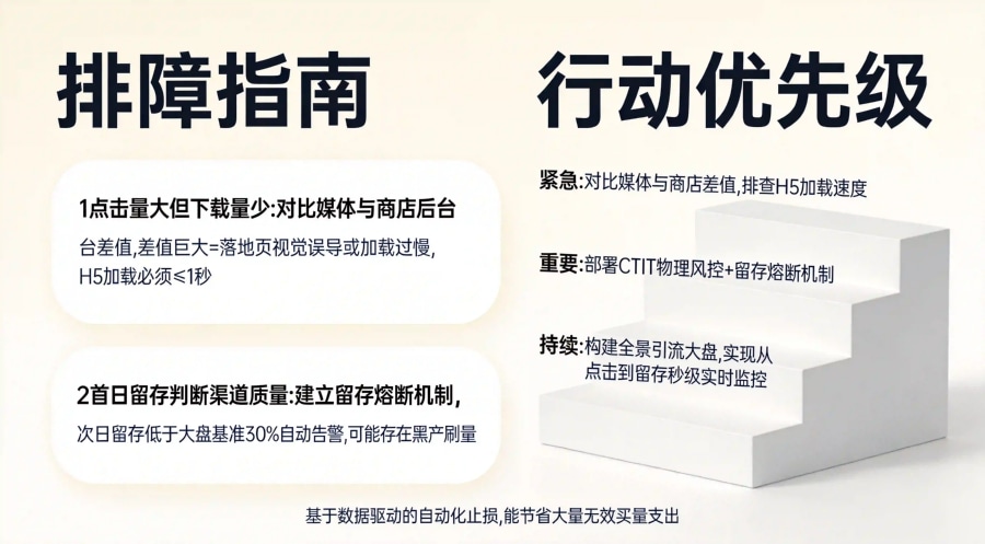 转化漏斗常见问题排障指南与留存熔断机制行动策略