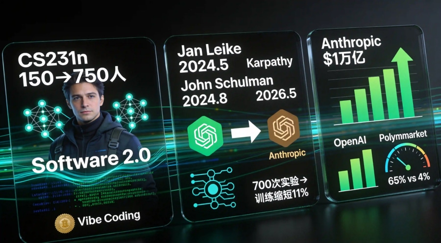 Karpathy加入Anthropic人才流动与估值对比