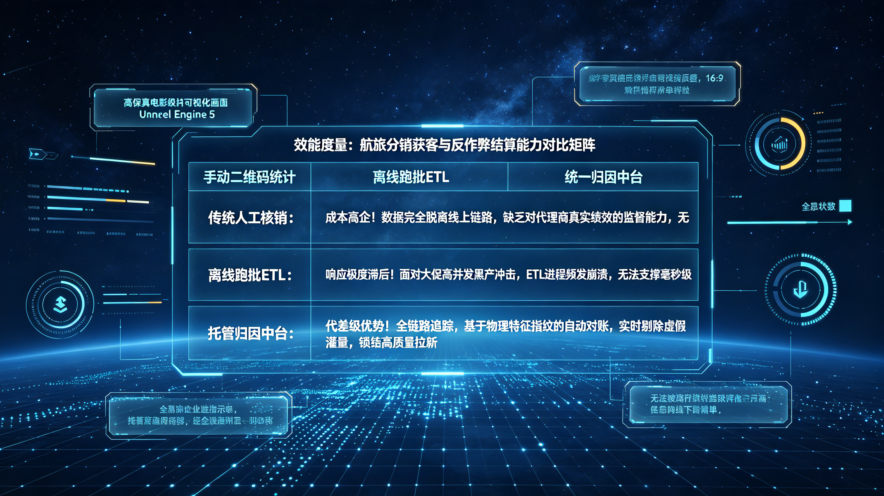 传统地推人工核销、黑灰产作弊拦截与全链路监测归因能效对比矩阵