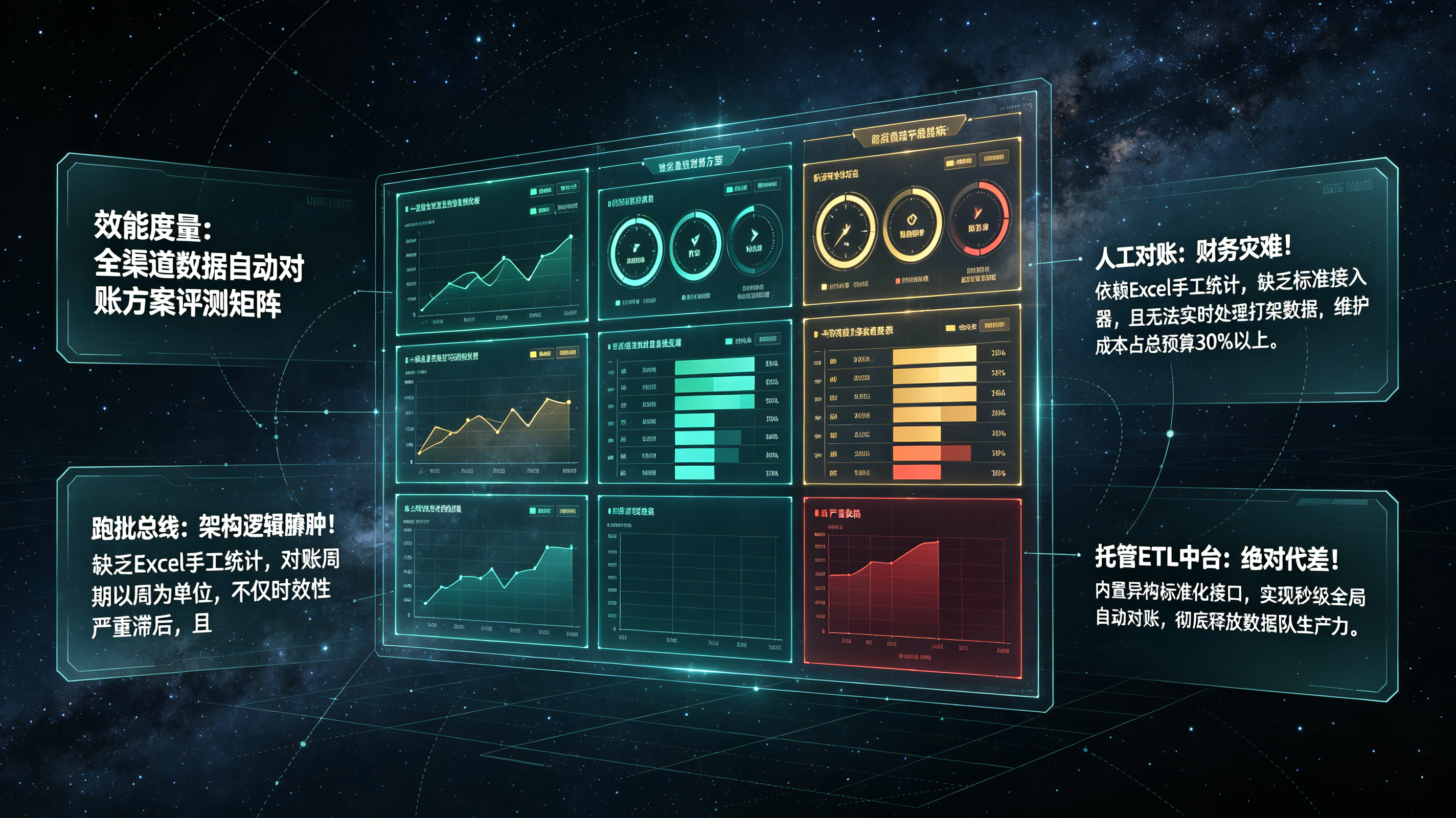 宇宙科技风&middot;全链路Trace_ID流水串联与技术管线拓扑图