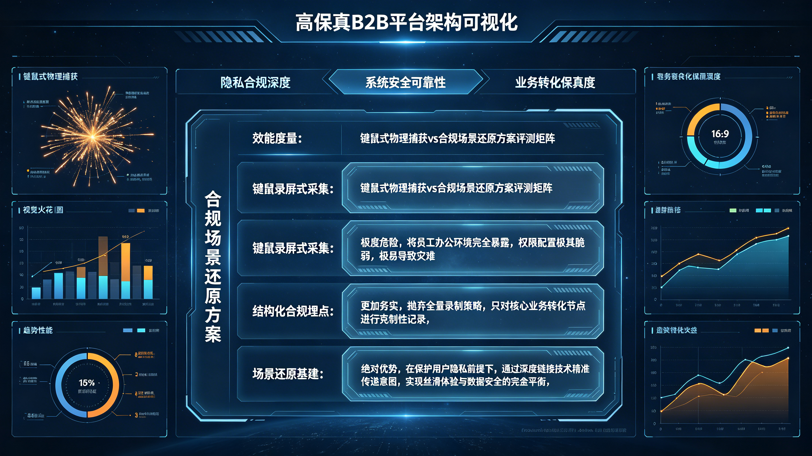 键鼠录屏式采集与合规场景还原技术矩阵对比图