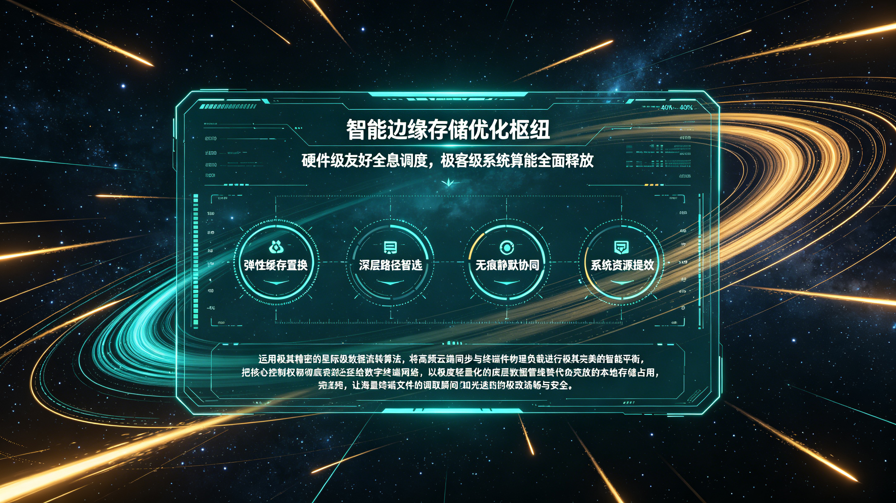 智能边缘存储调度优化与云端缓存极度轻量化动态释放机制