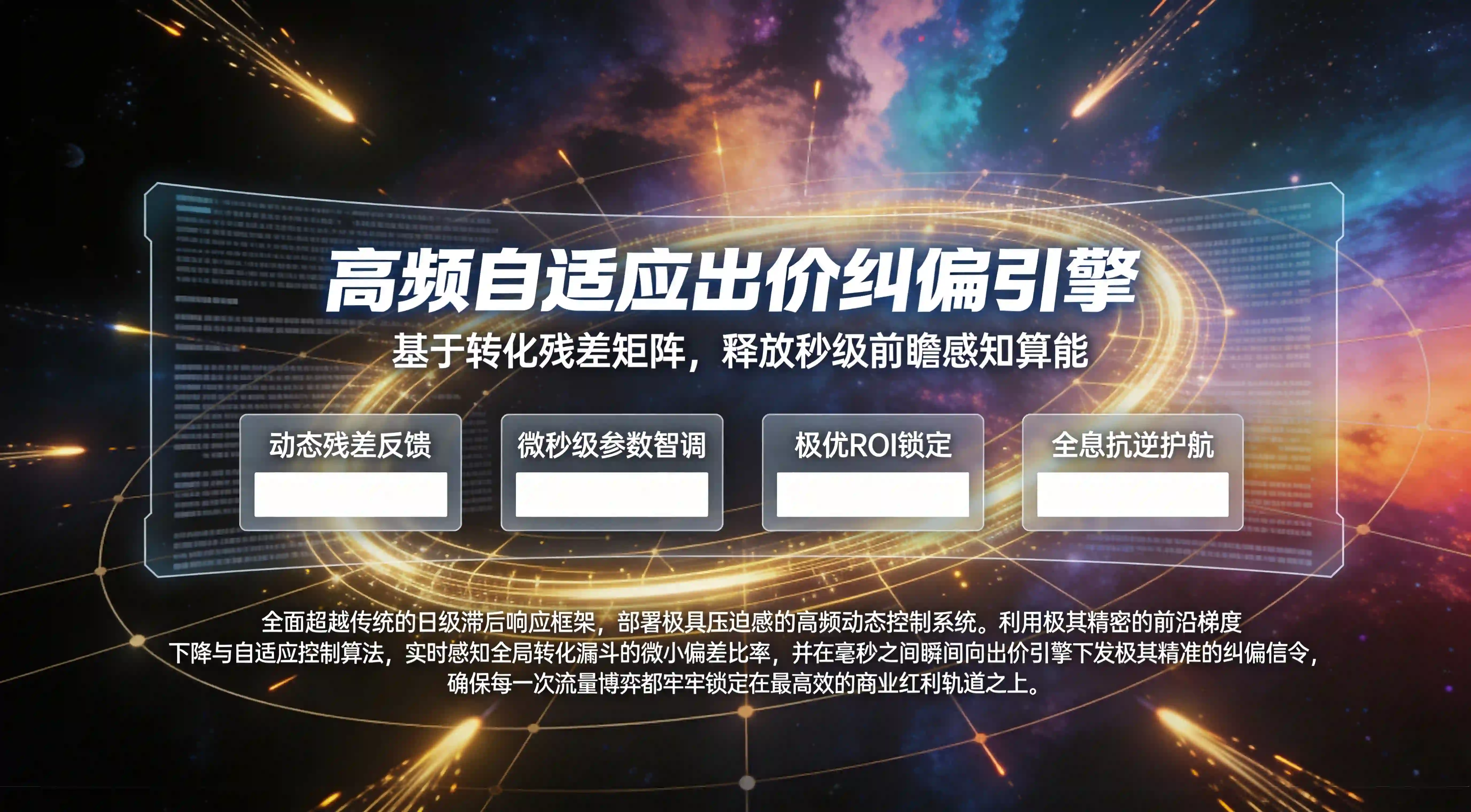 基于转化率残差PID控制的自动化出价高频动态纠偏引擎