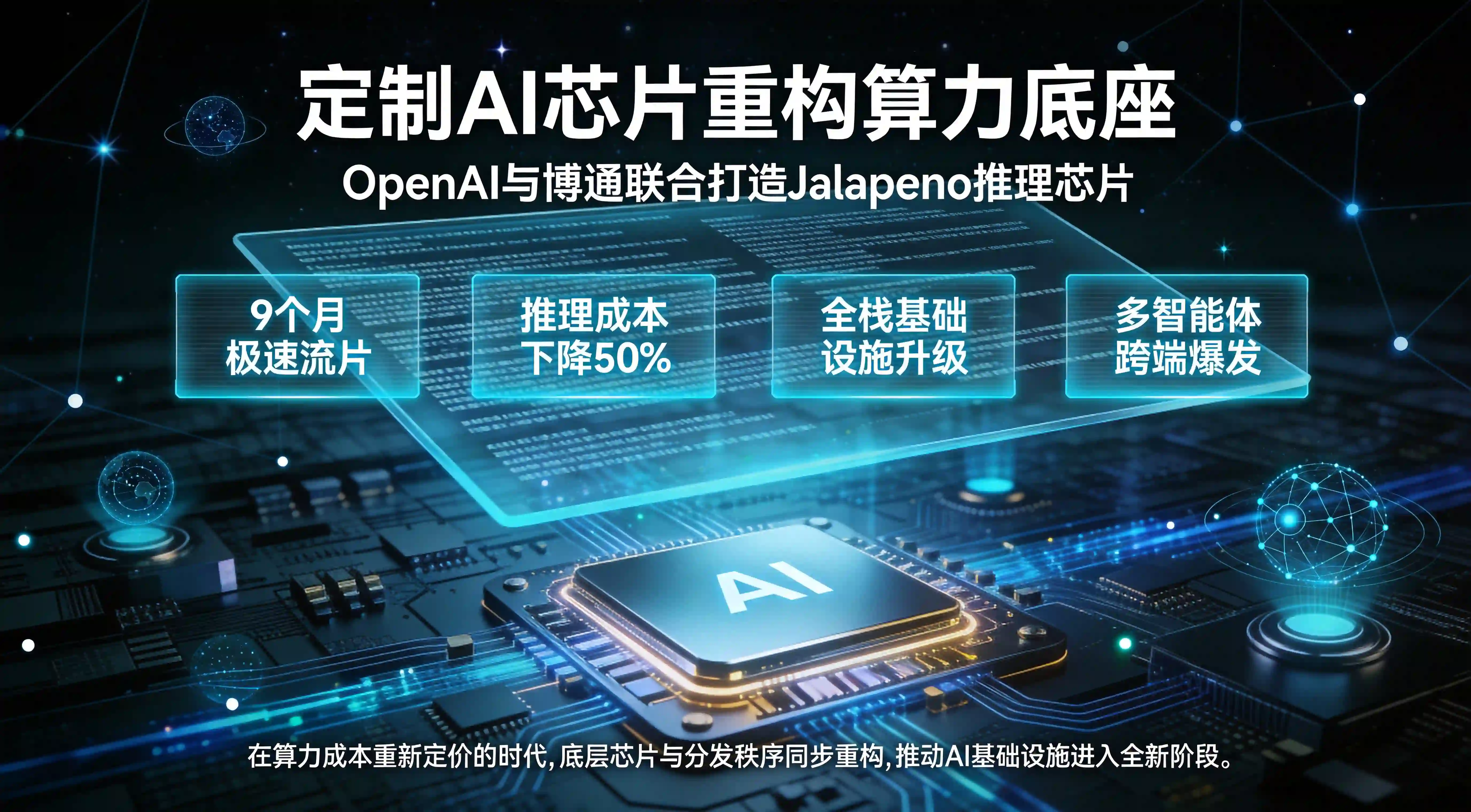 OpenAI与博通联合定制AI芯片重构推理算力底座