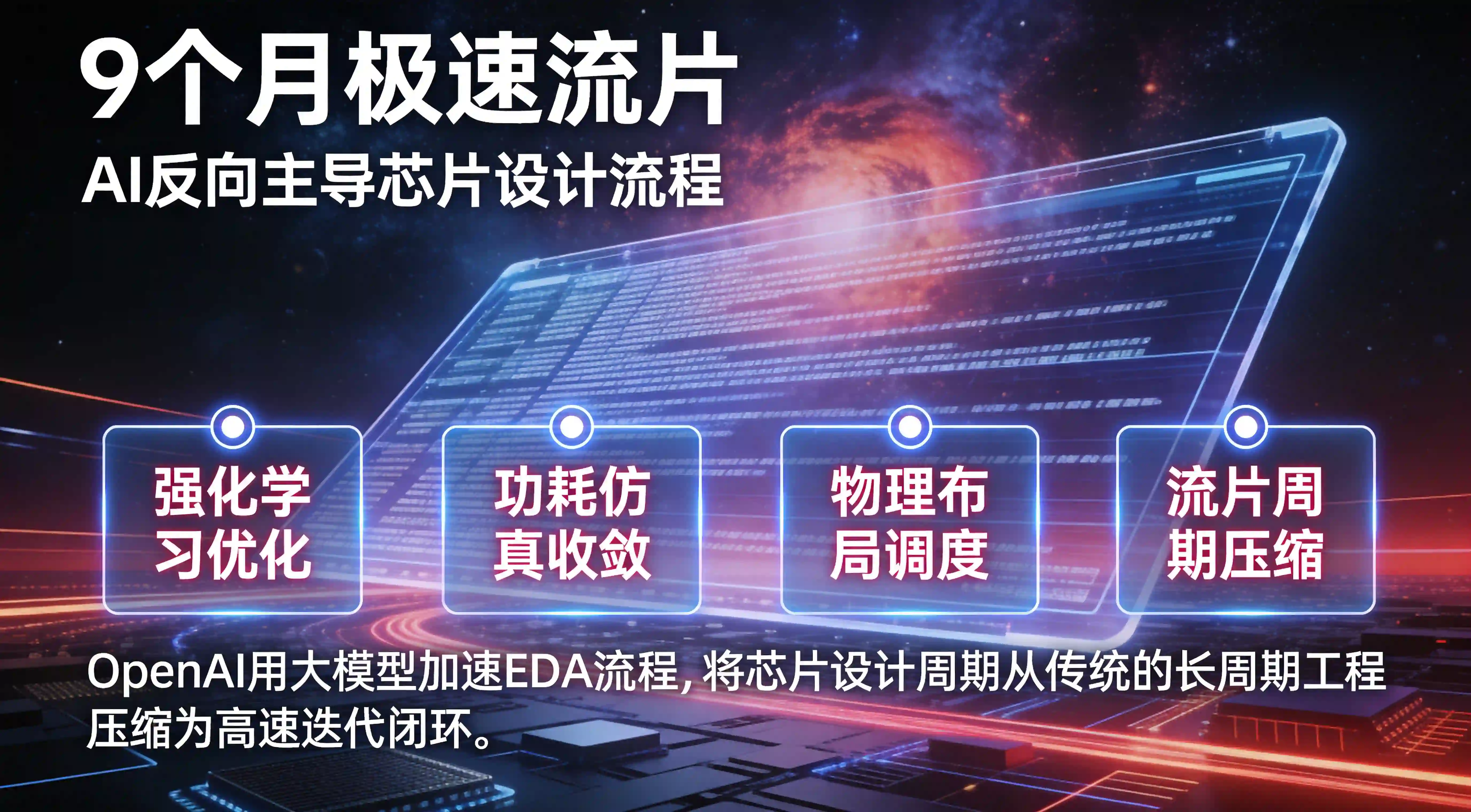 OpenAI用AI模型加速芯片设计并实现九个月极速流片