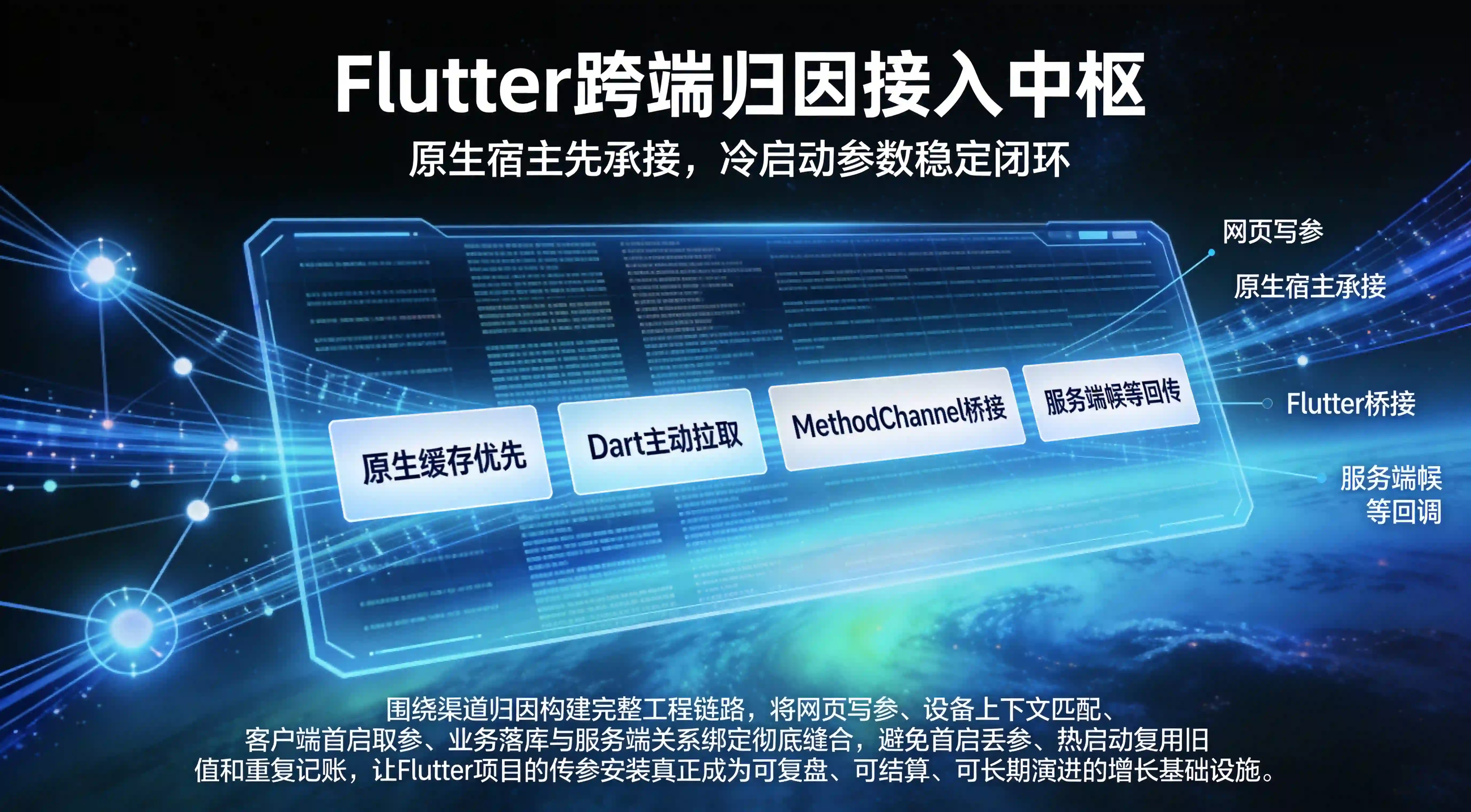 Flutter 渠道归因跨端接入中枢