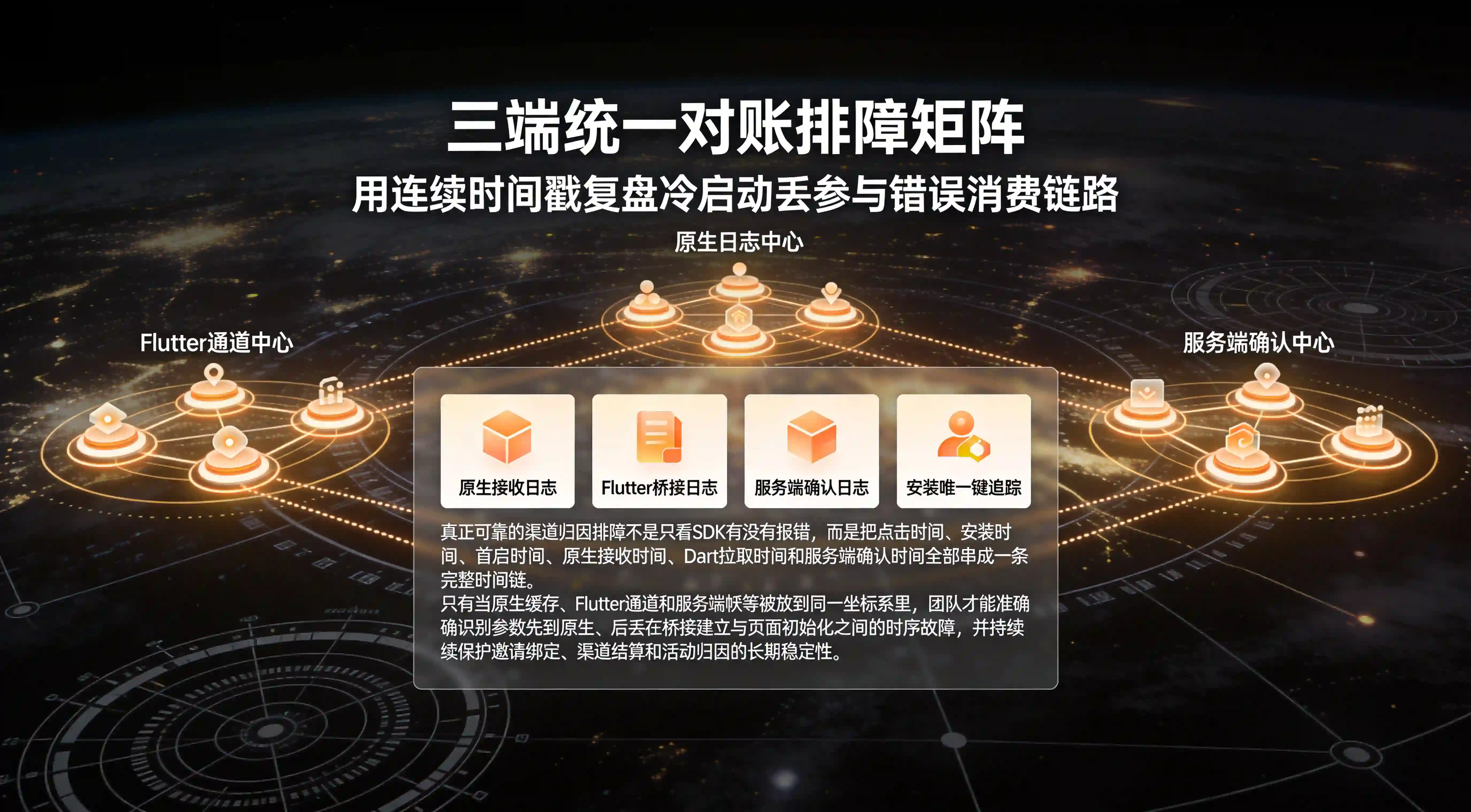 链路排障与三端统一对账矩阵