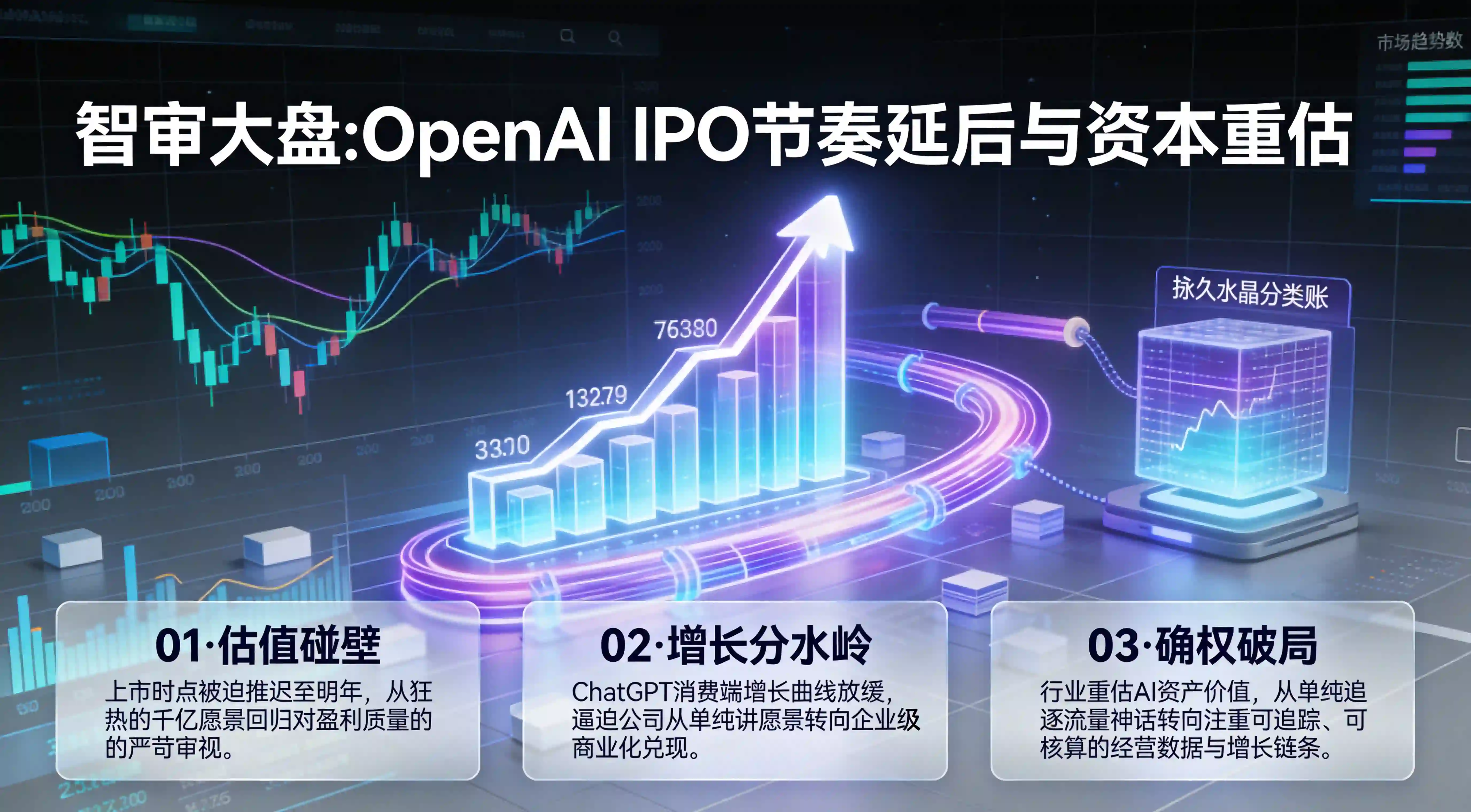 OpenAI IPO延期与AI资本化节奏重估全景总结海报