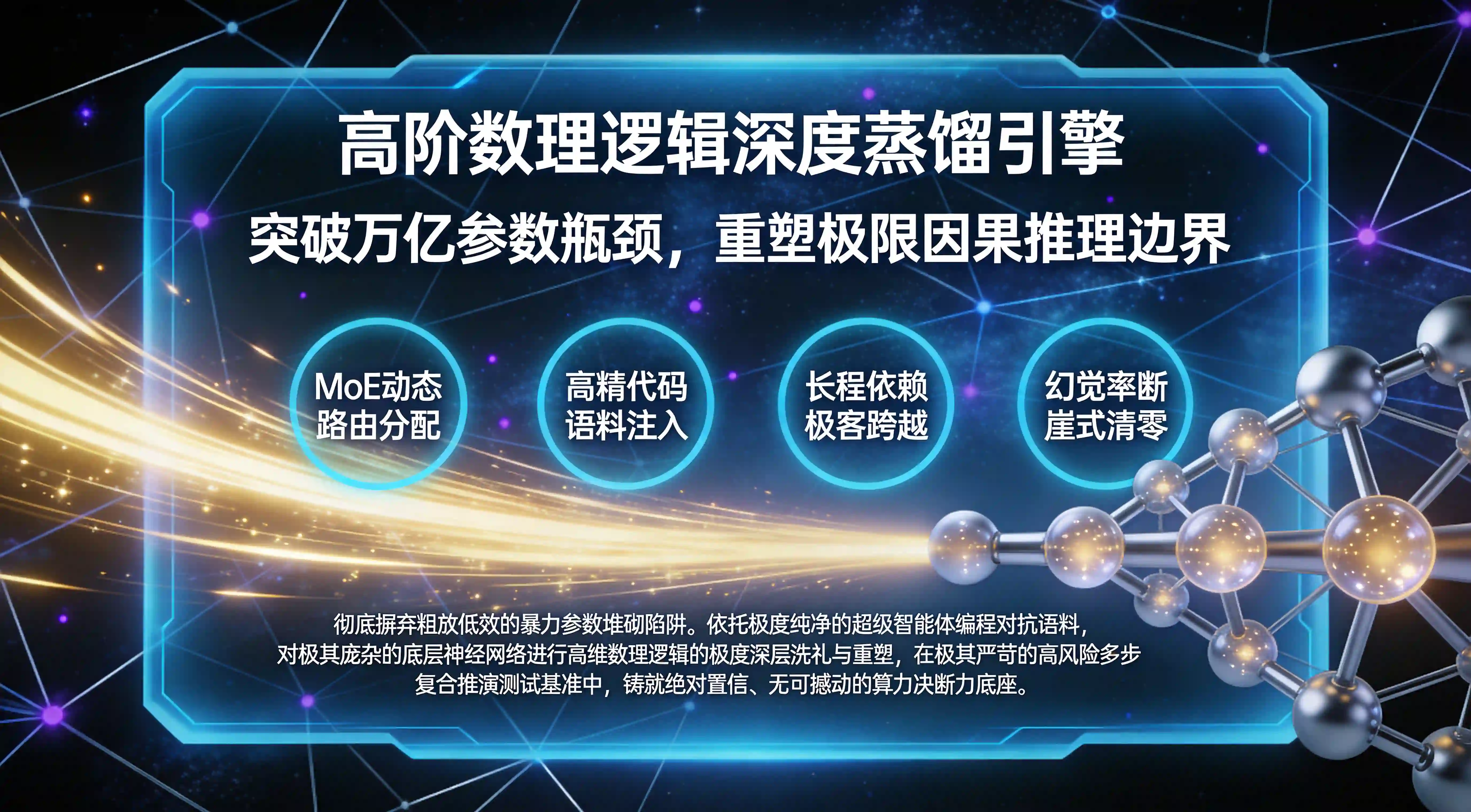 基于混合专家MoE架构与高质量编程语料注入的底层逻辑进化引擎