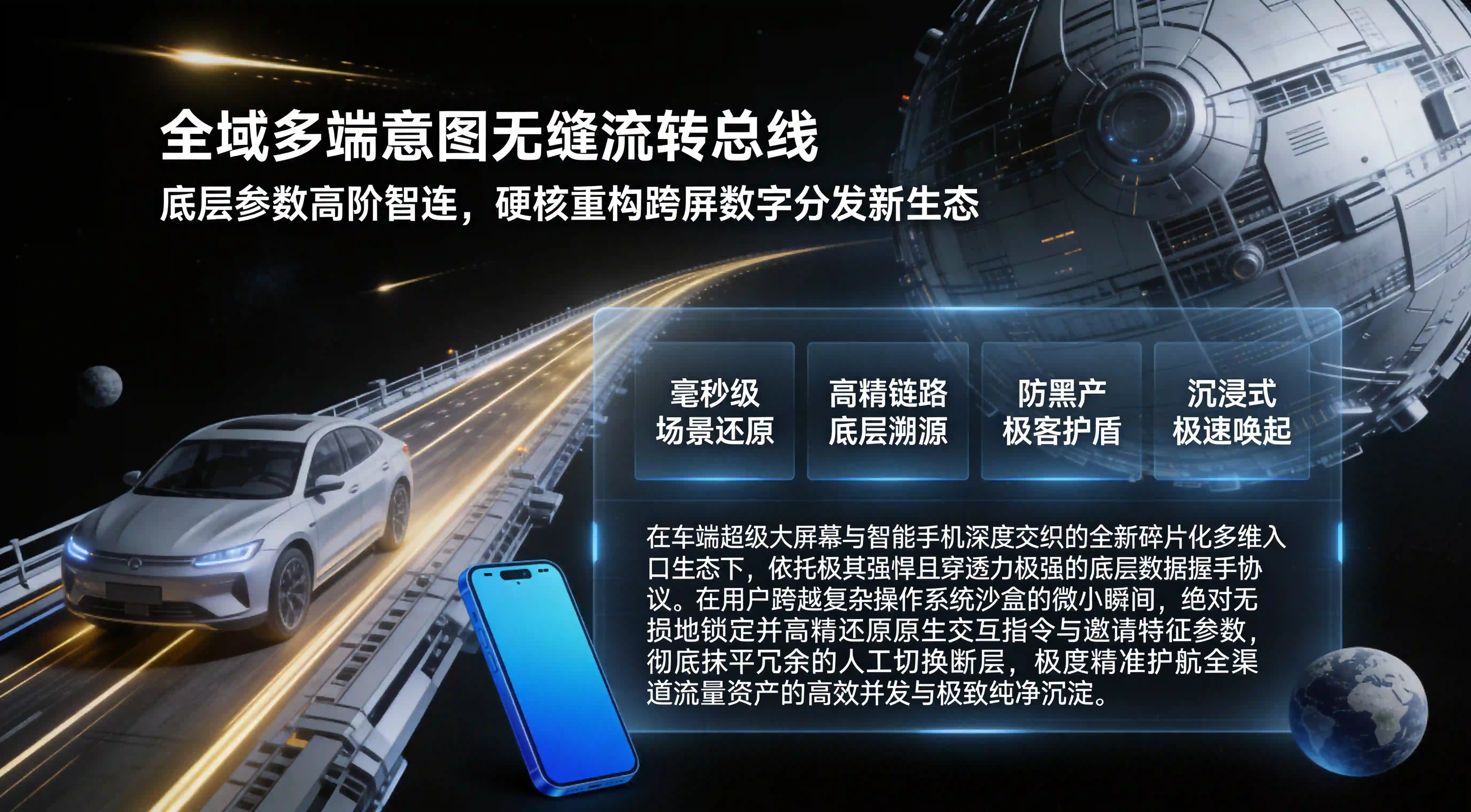 基于Open+底层架构的全域复杂多端意图无缝流转与高精溯源总线