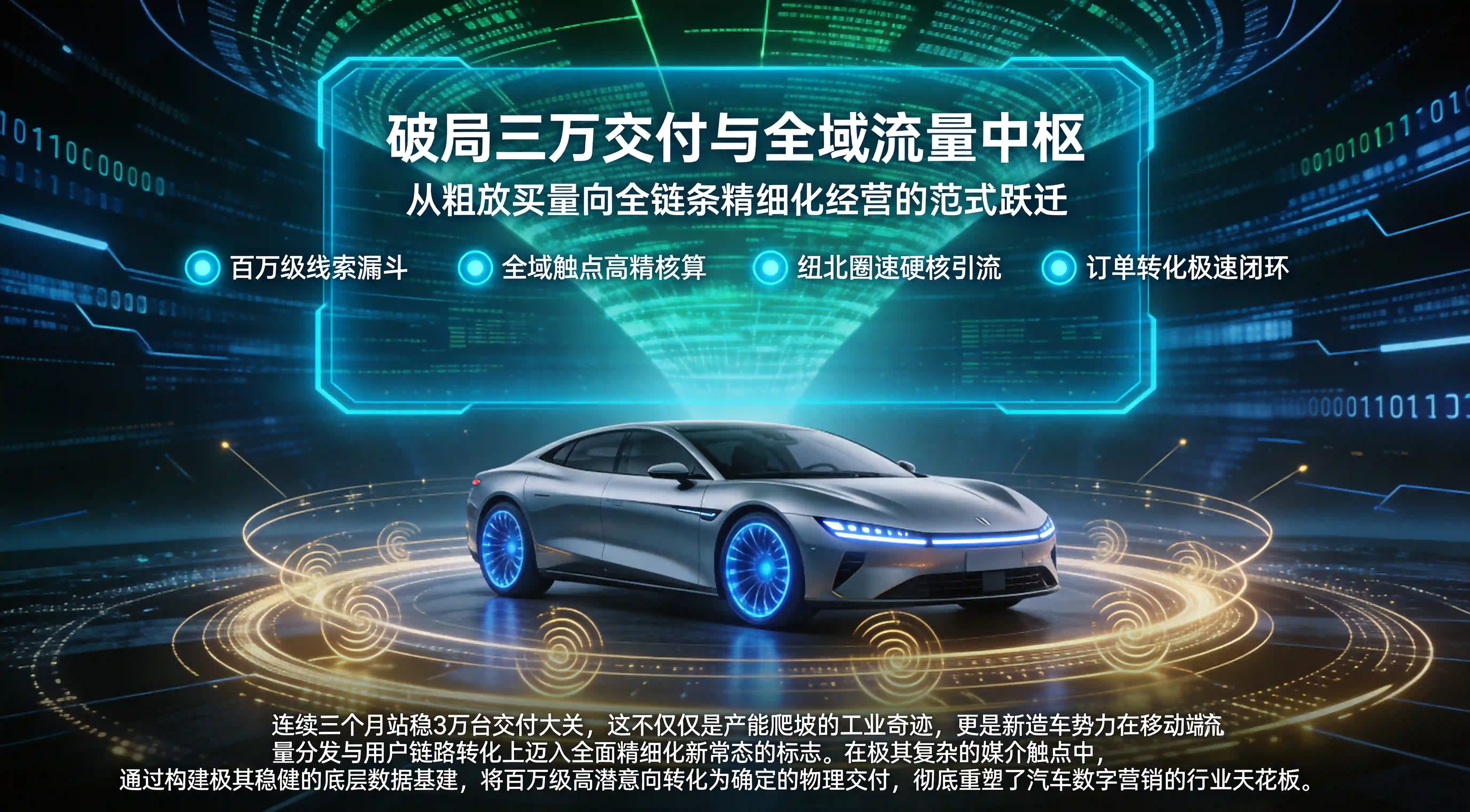 小米汽车连续破3万交付背后的全链路流量经营与数字化中枢全息看板