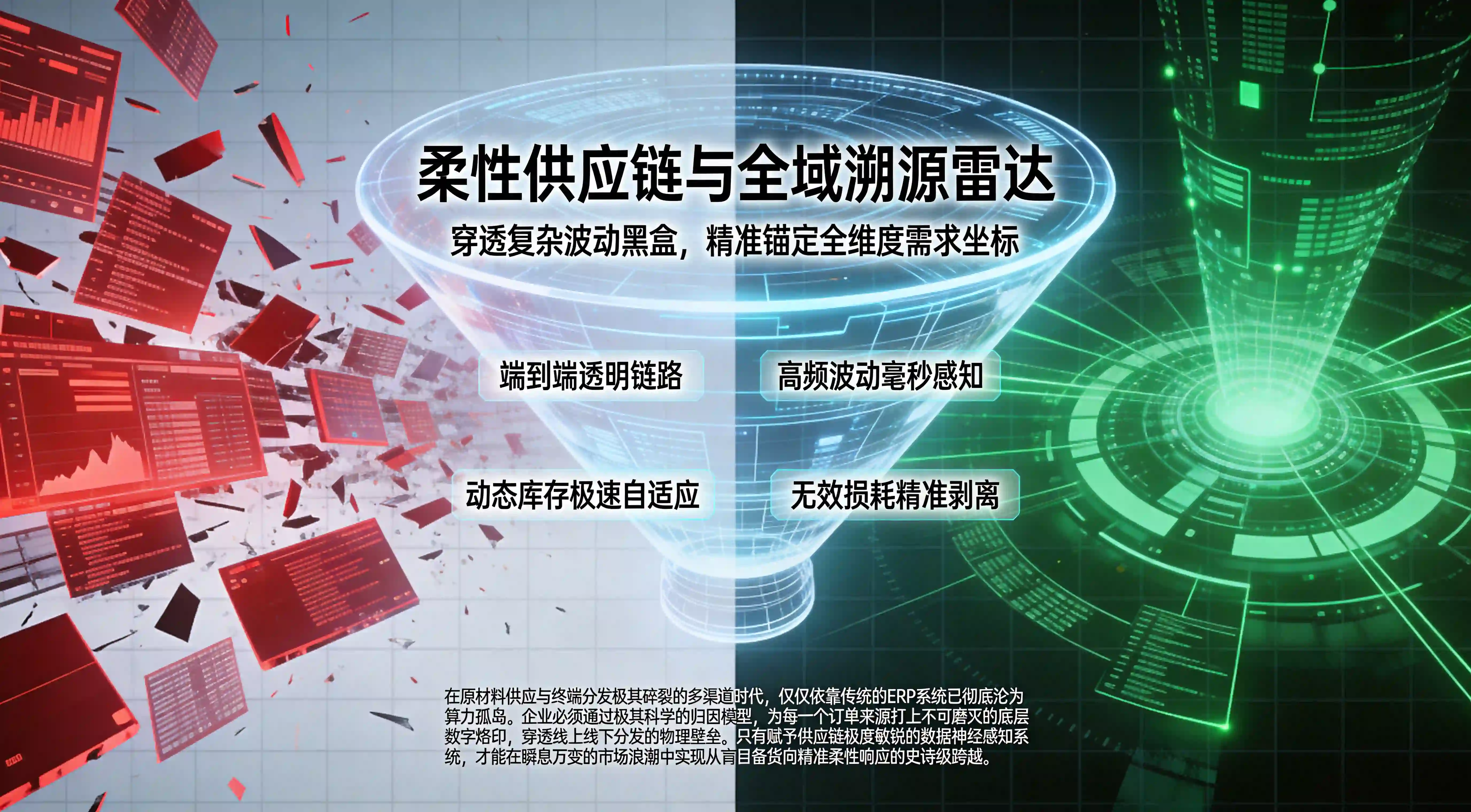  突破供应链波动黑盒的全渠道归因与需求坐标精准捕捉数据看板