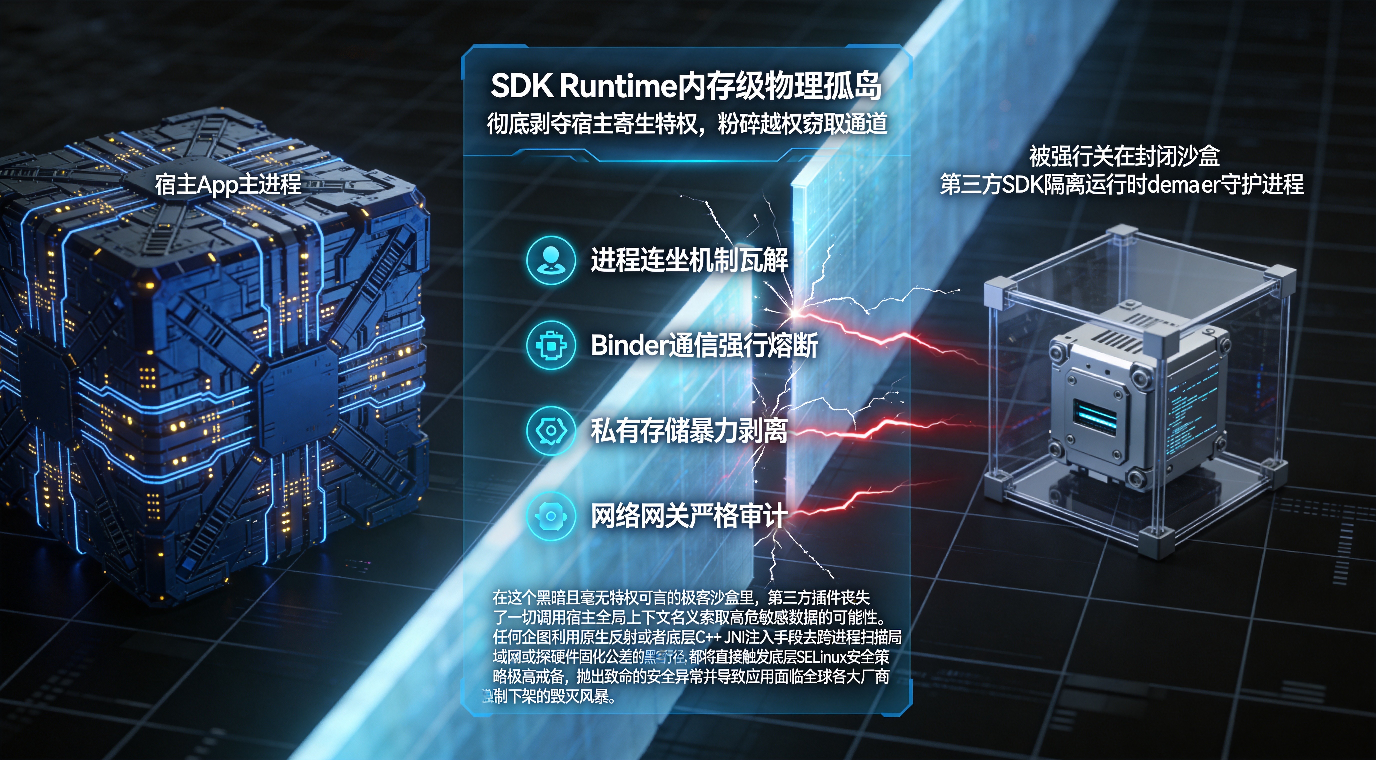 正文配图 - SDK Runtime 进程隔离与内存物理墙
