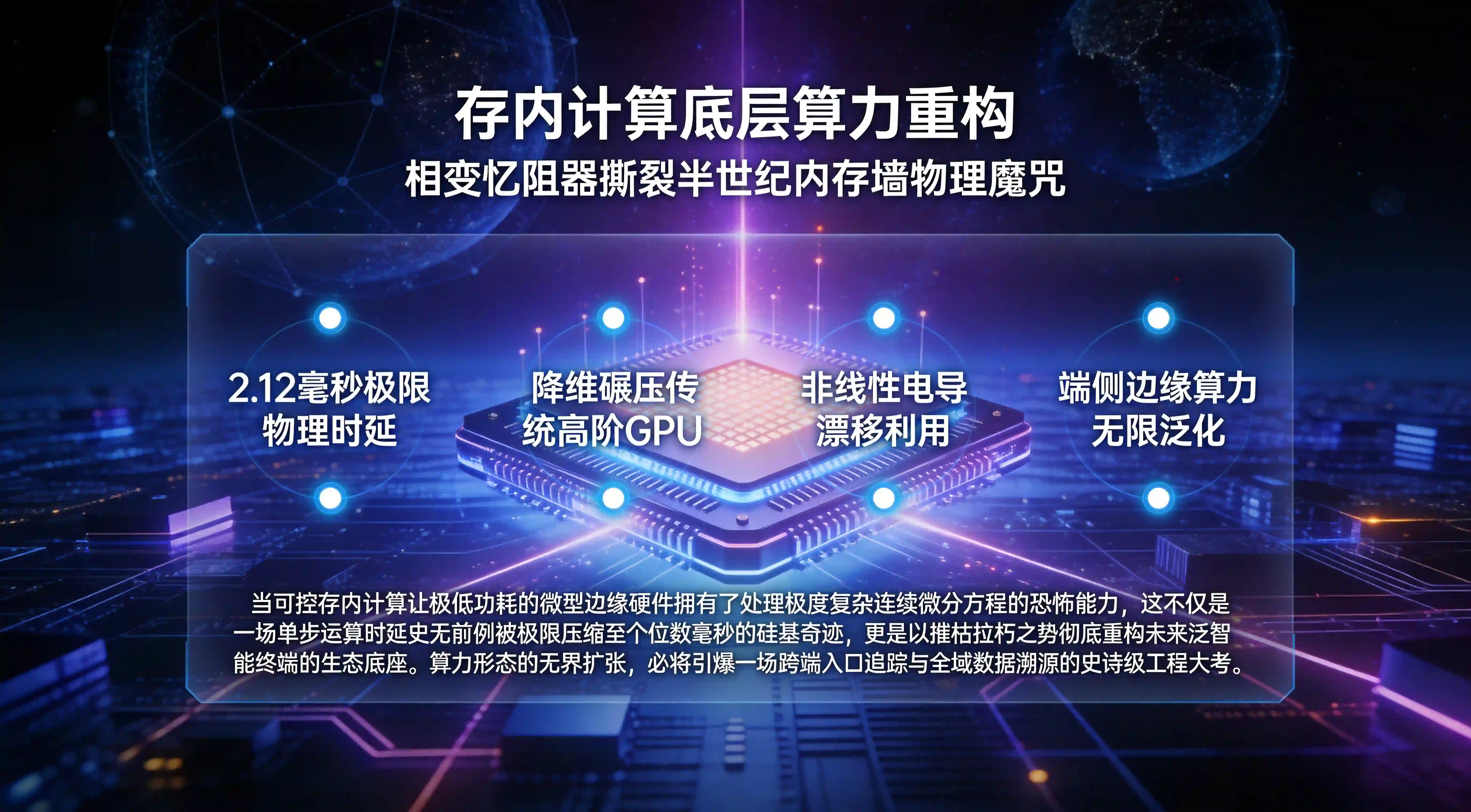  国产相变忆阻器神经动力学芯片突破内存墙与底层算力重构全息中枢看板
