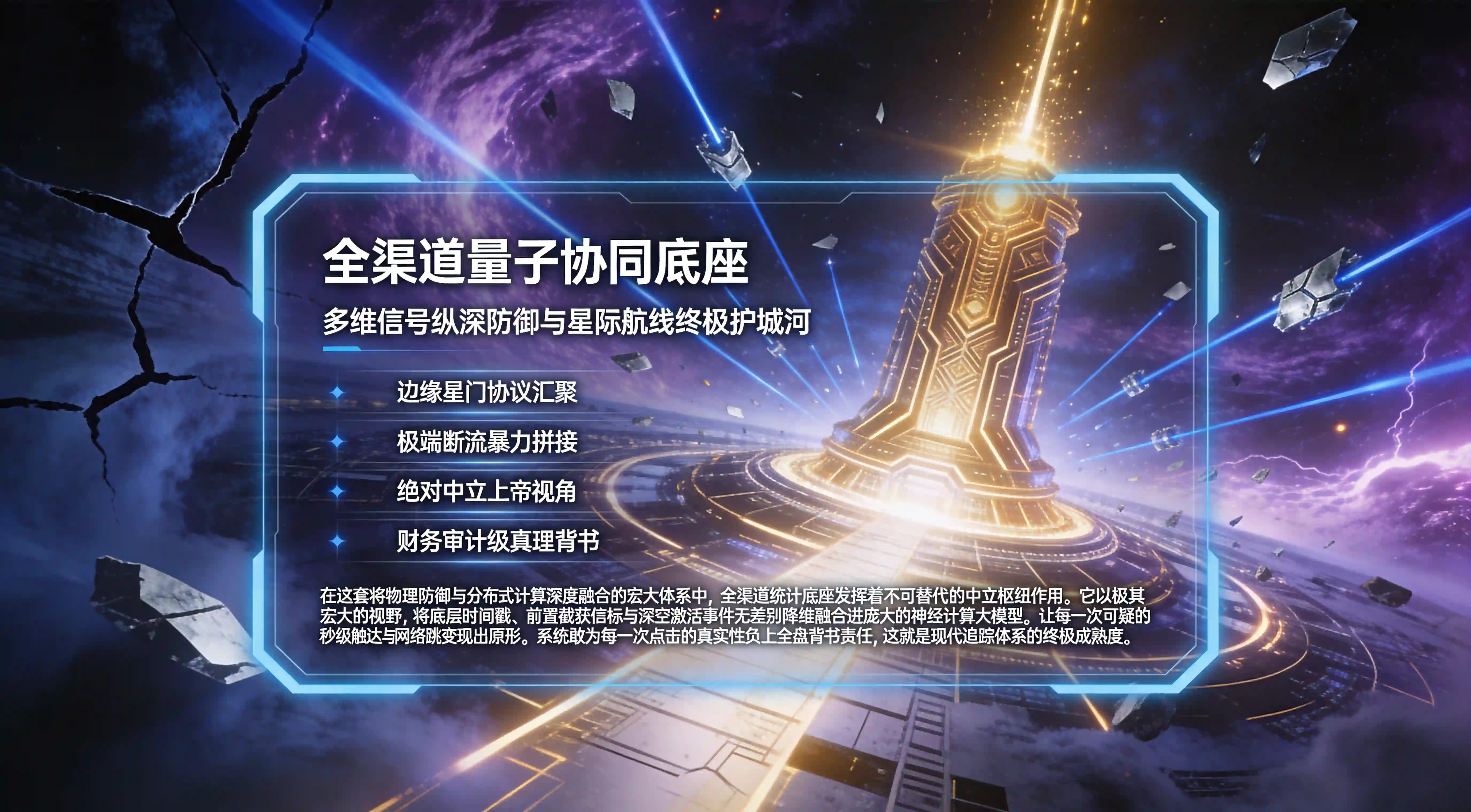 Open+全渠道量子协同底座与星际中立航标看板