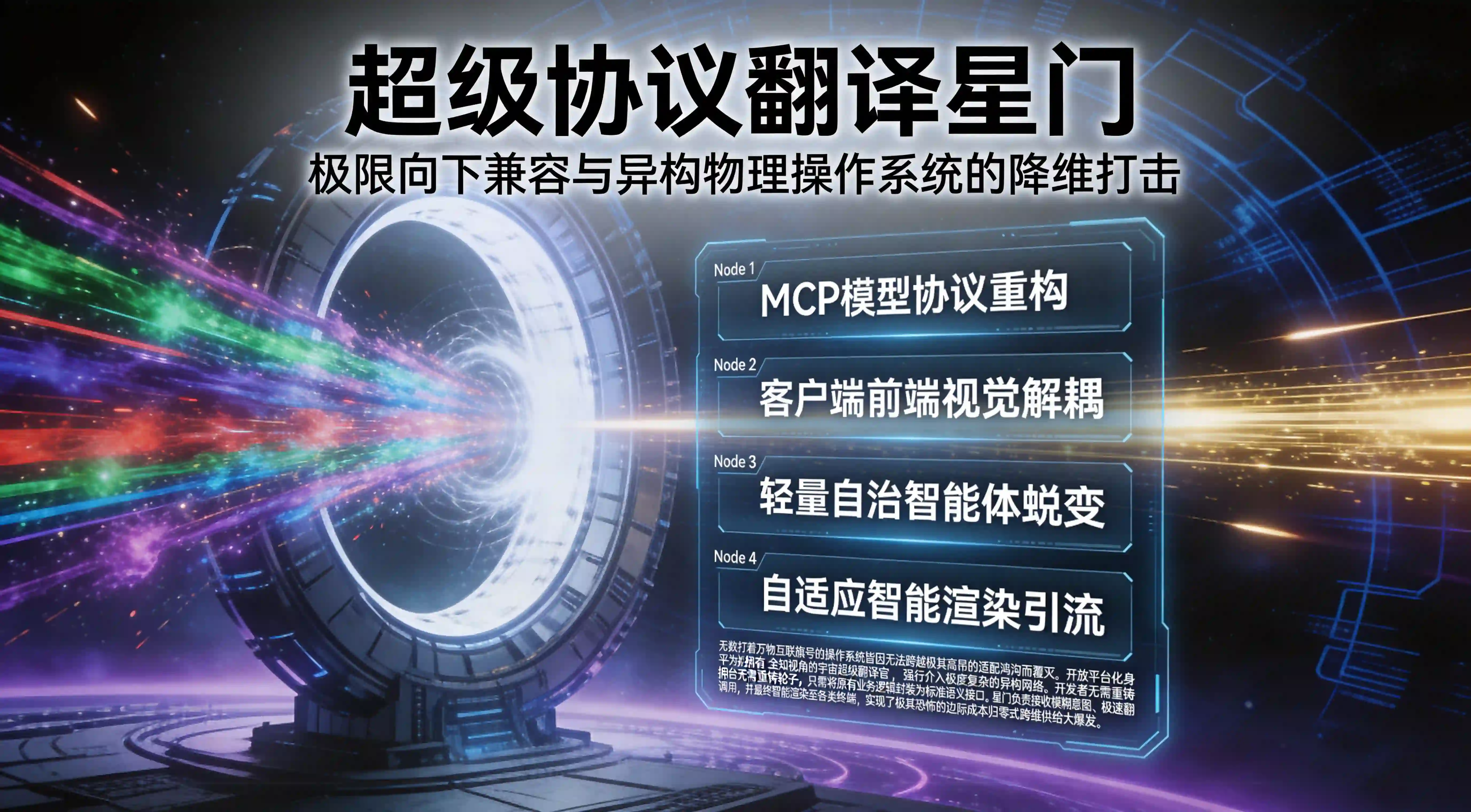 MCP模型上下文协议与跨维超级翻译星门架构看板