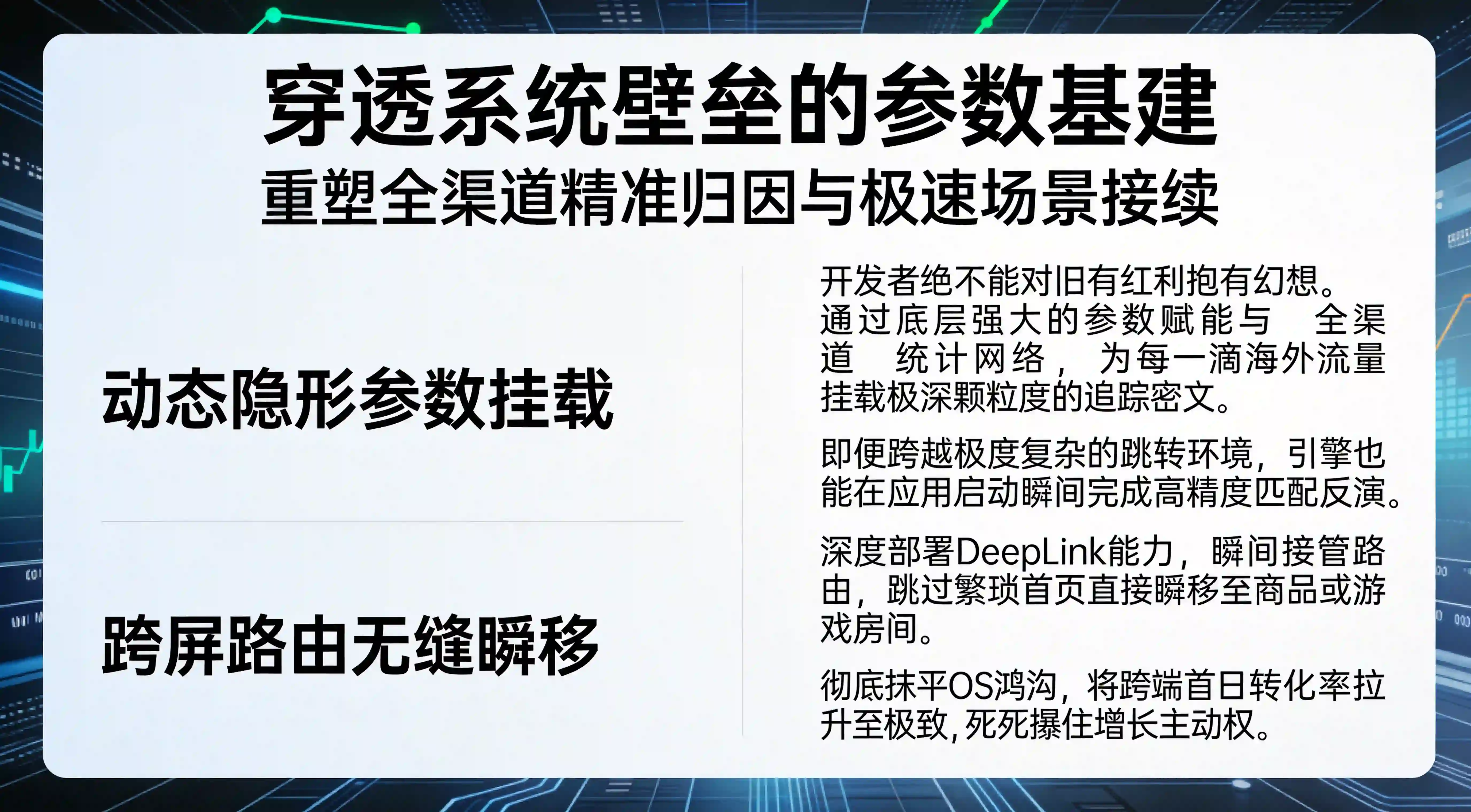 穿透系统黑盒的底层参数基建与跨端场景接续全景看板