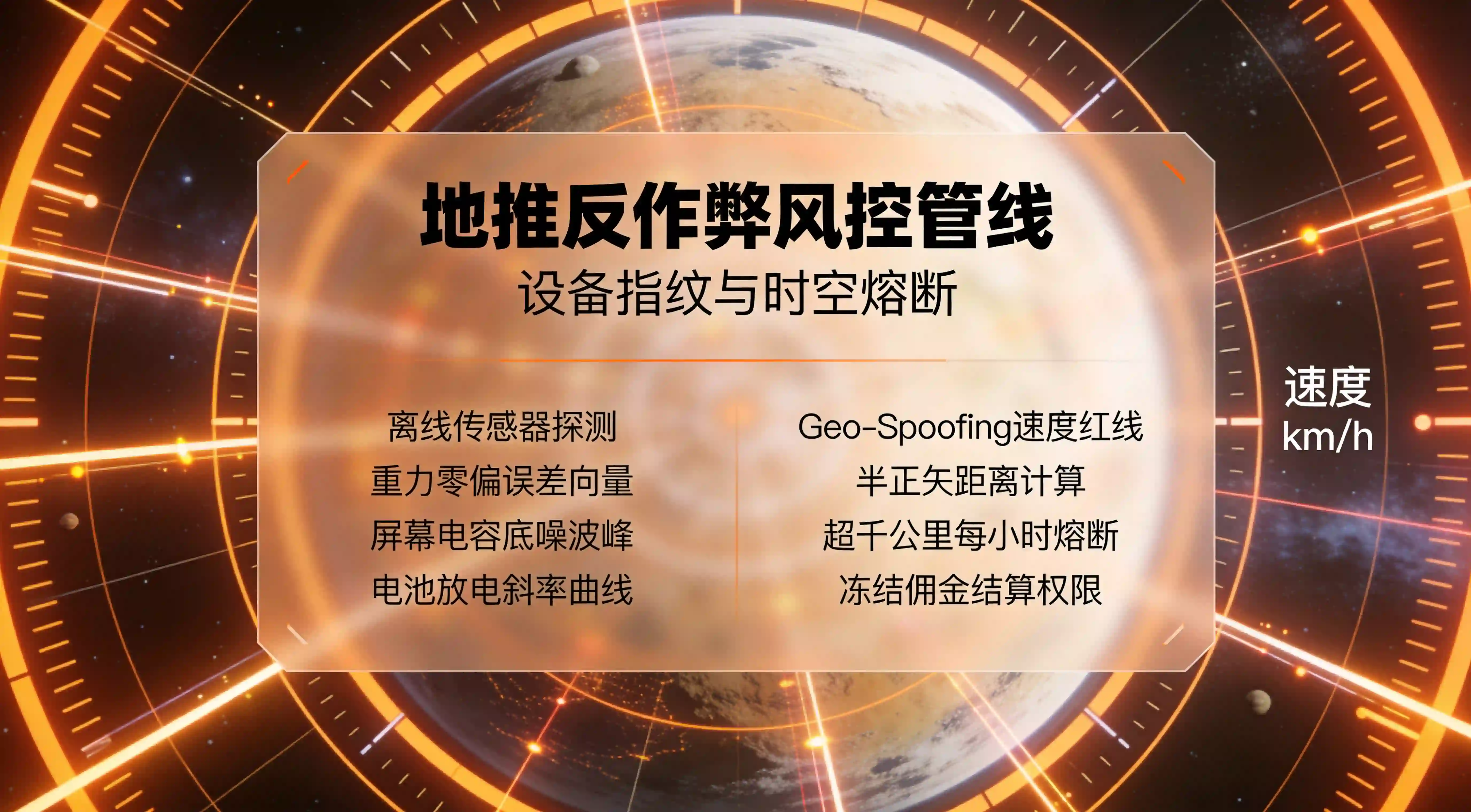 地推反作弊设备指纹强校验与Geo-Spoofing时空熔断星环雷达看板