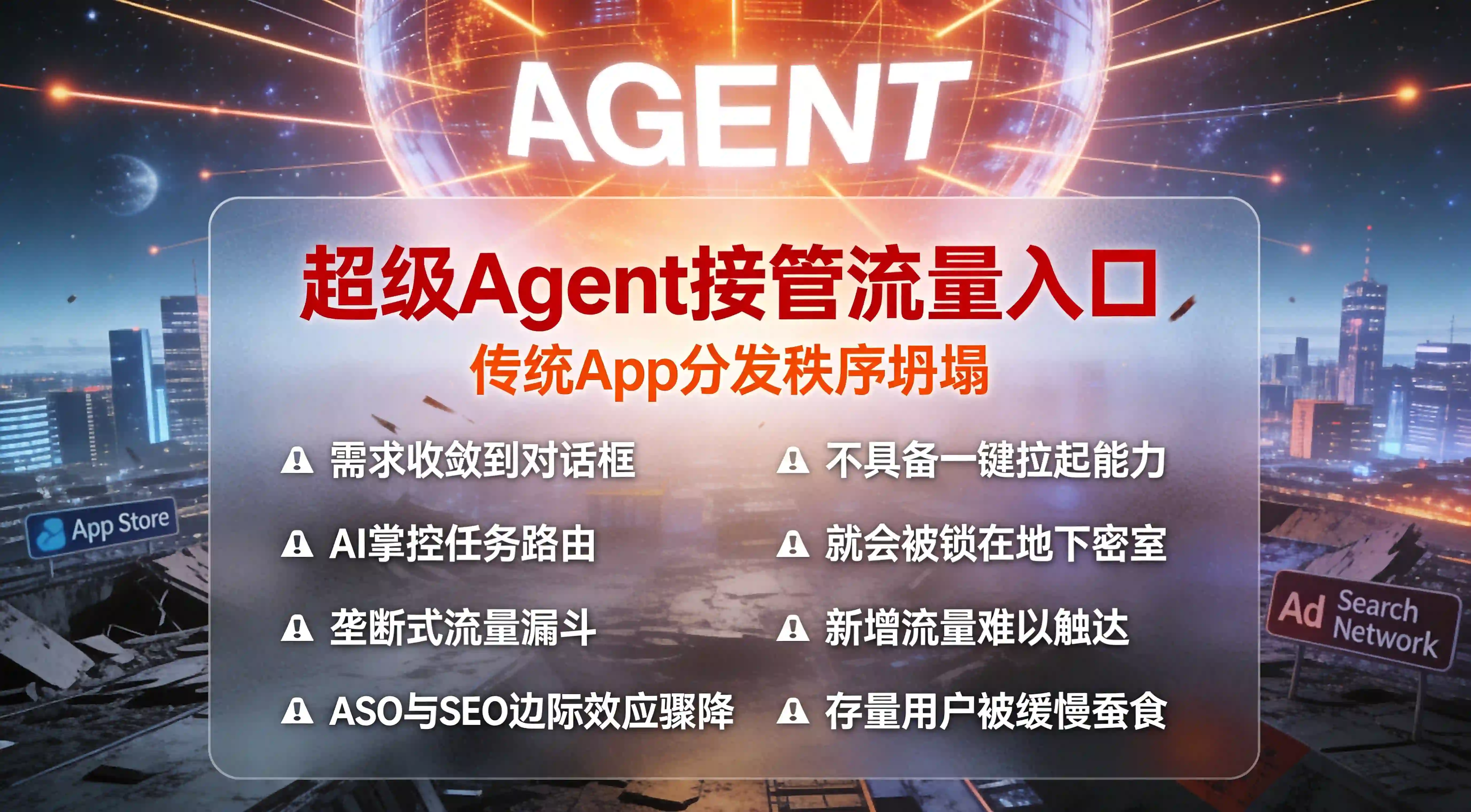 超级Agent统一入口引发传统App分发生态坍塌星城断层看板