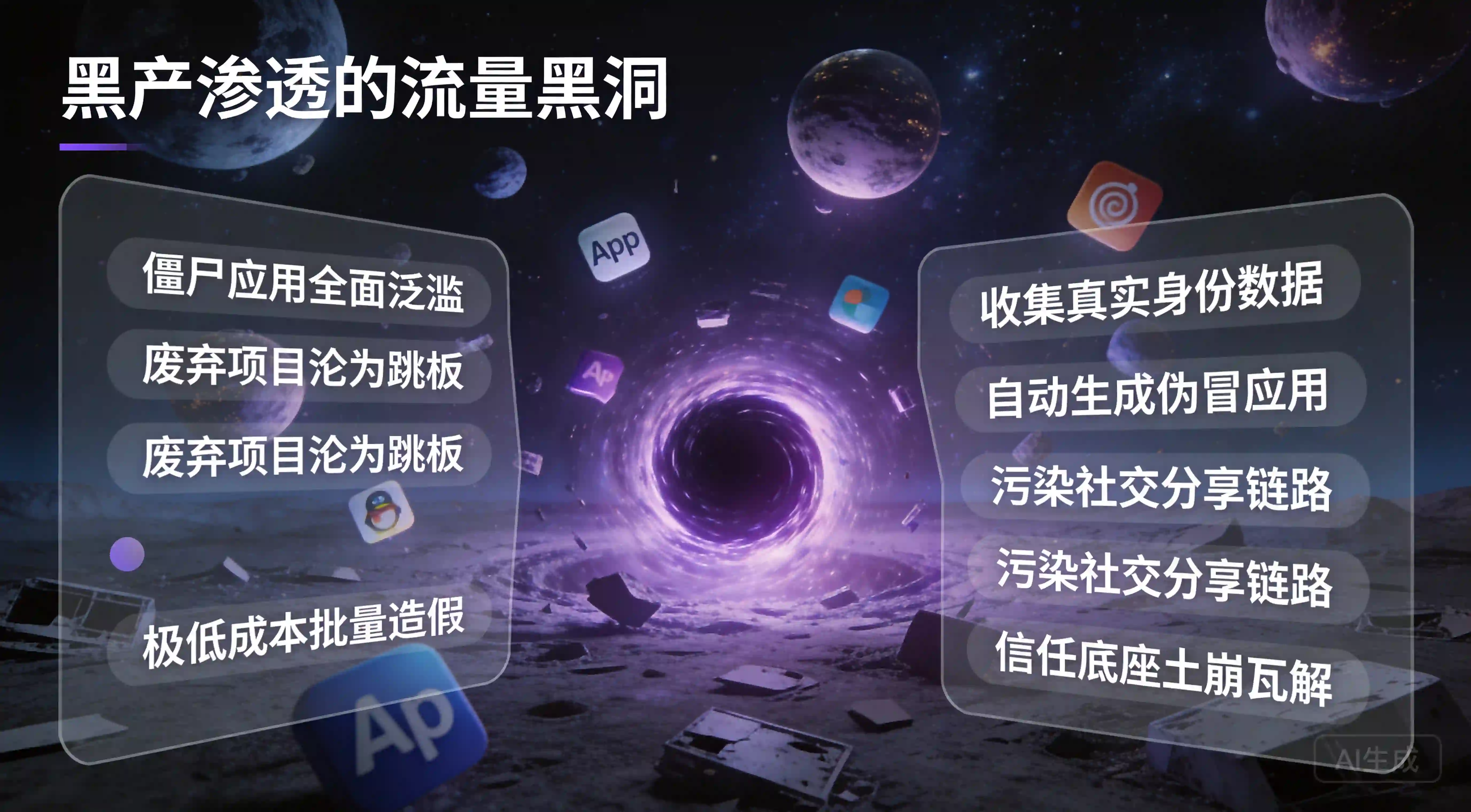 僵尸App泛滥与伪冒工程流量黑洞宇宙坟场看板