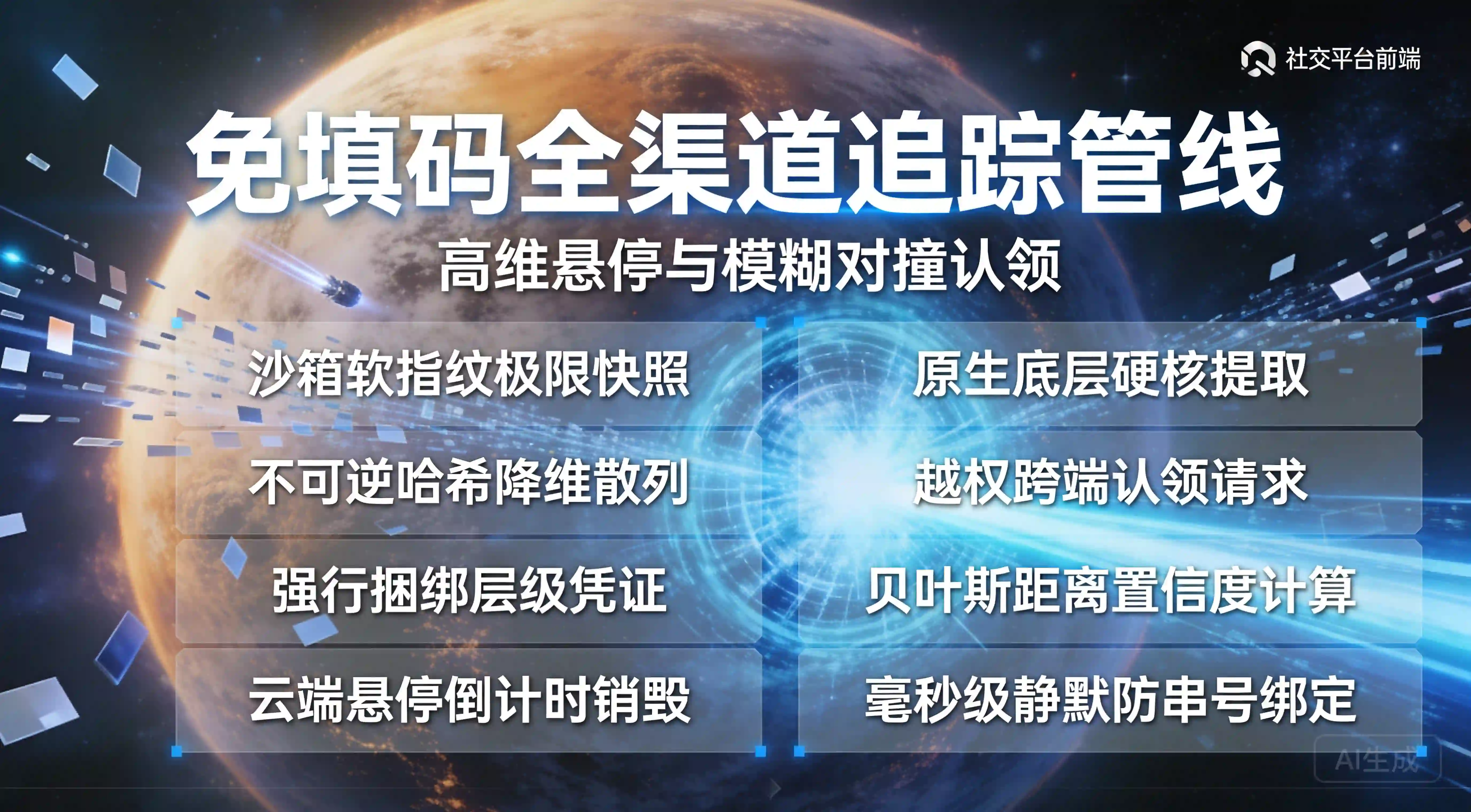 免填码全渠道溯源管线与贝叶斯模糊认领星云看板