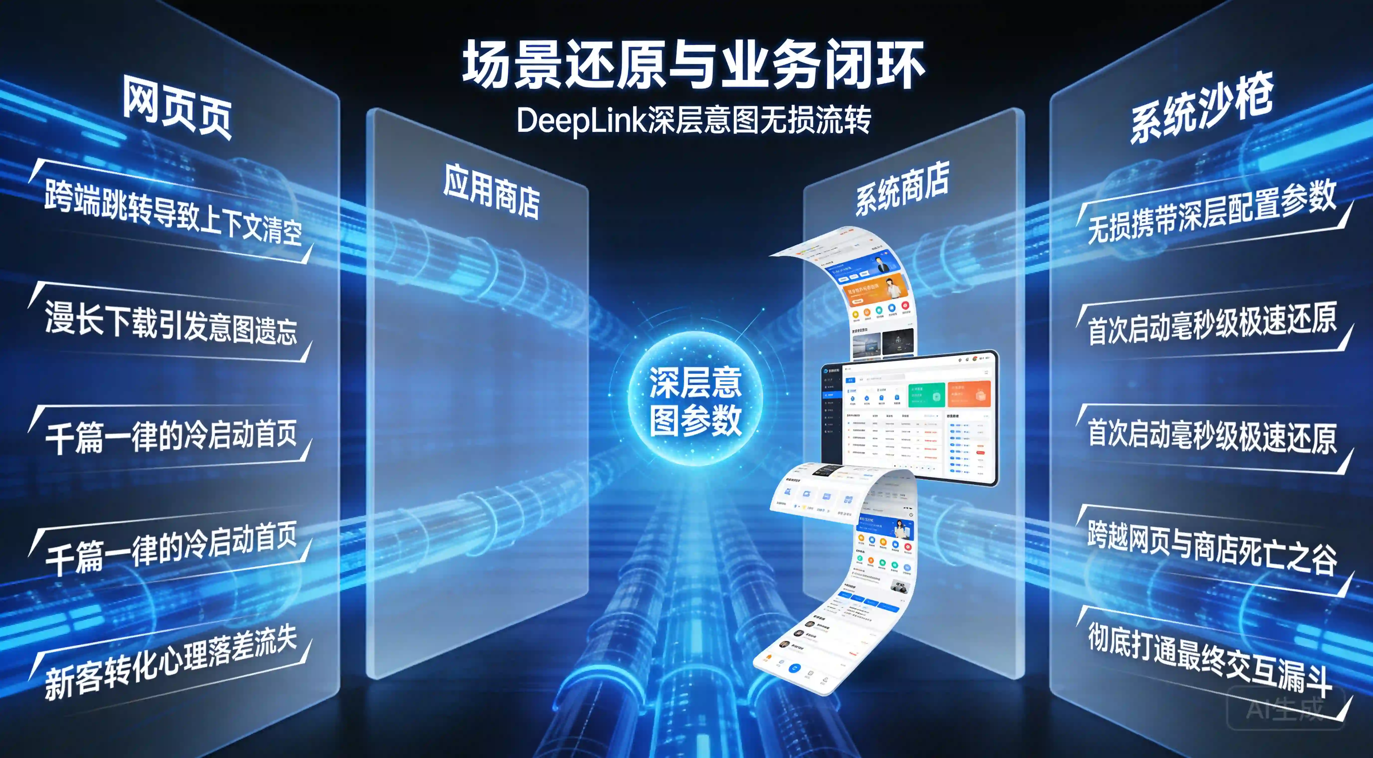 DeepLink深层意图跨端无损流转与场景还原看板