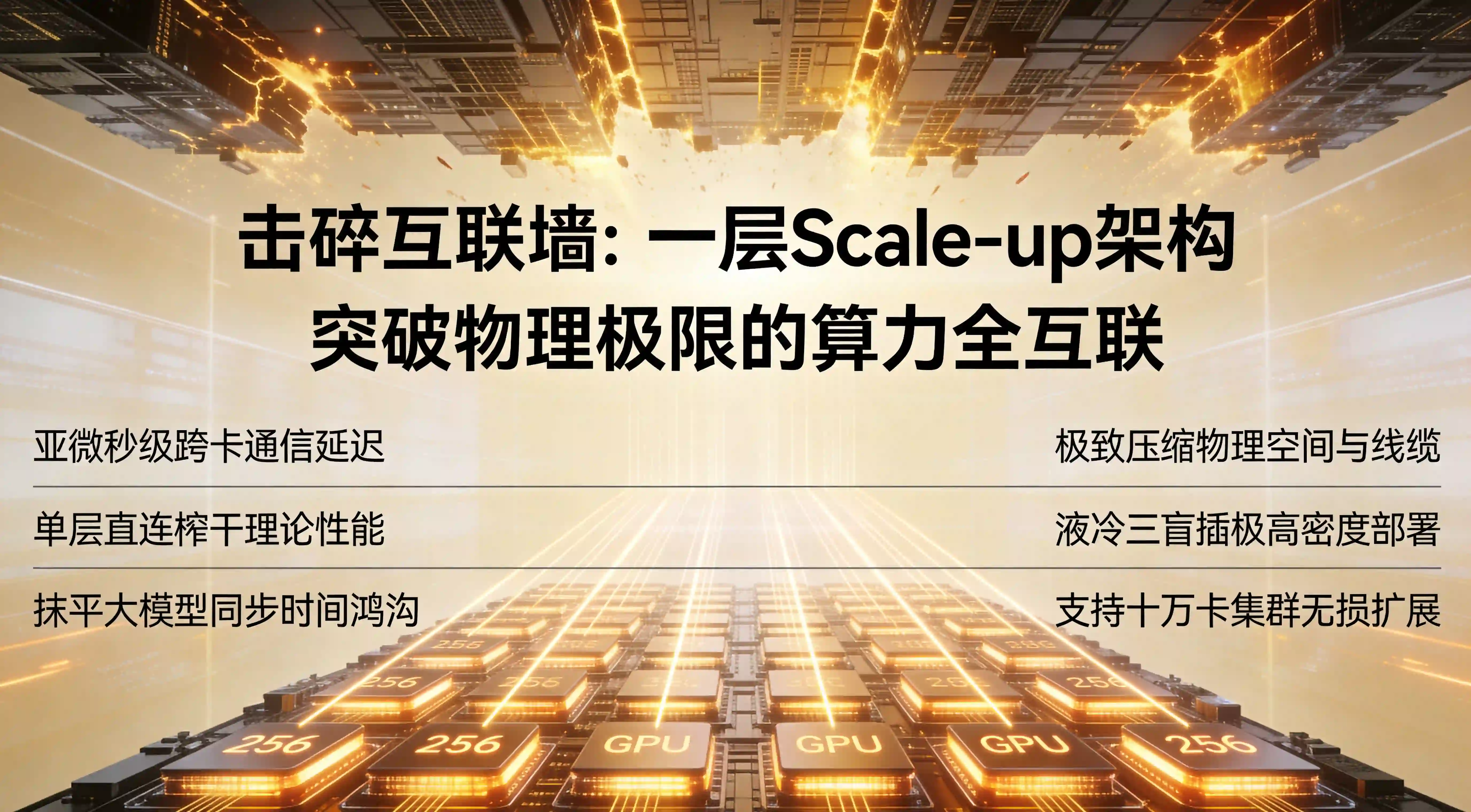 击碎互联墙的单层 Scale-up 架构