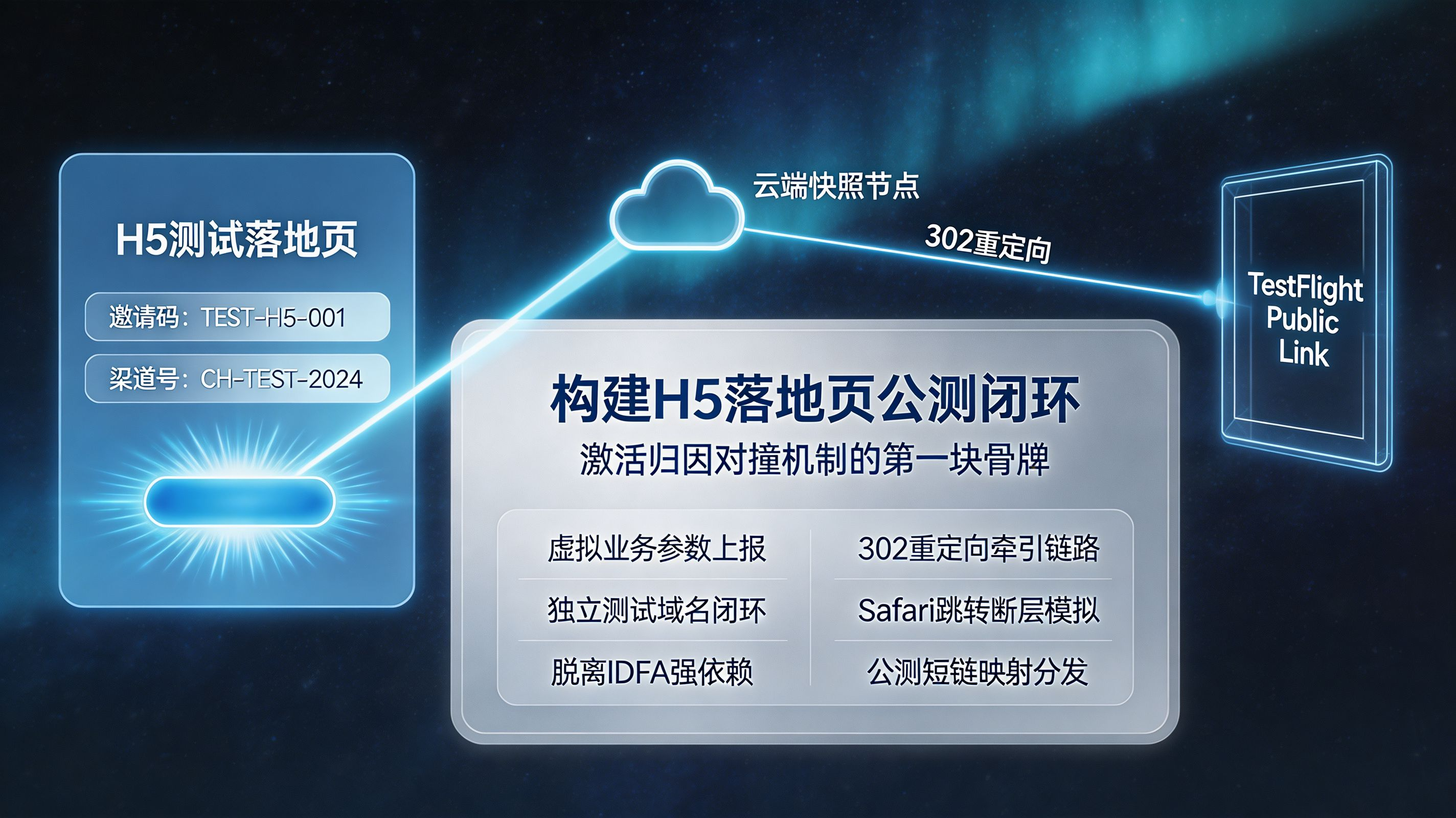 H5 落地页闭环与 Public Link 唤起
