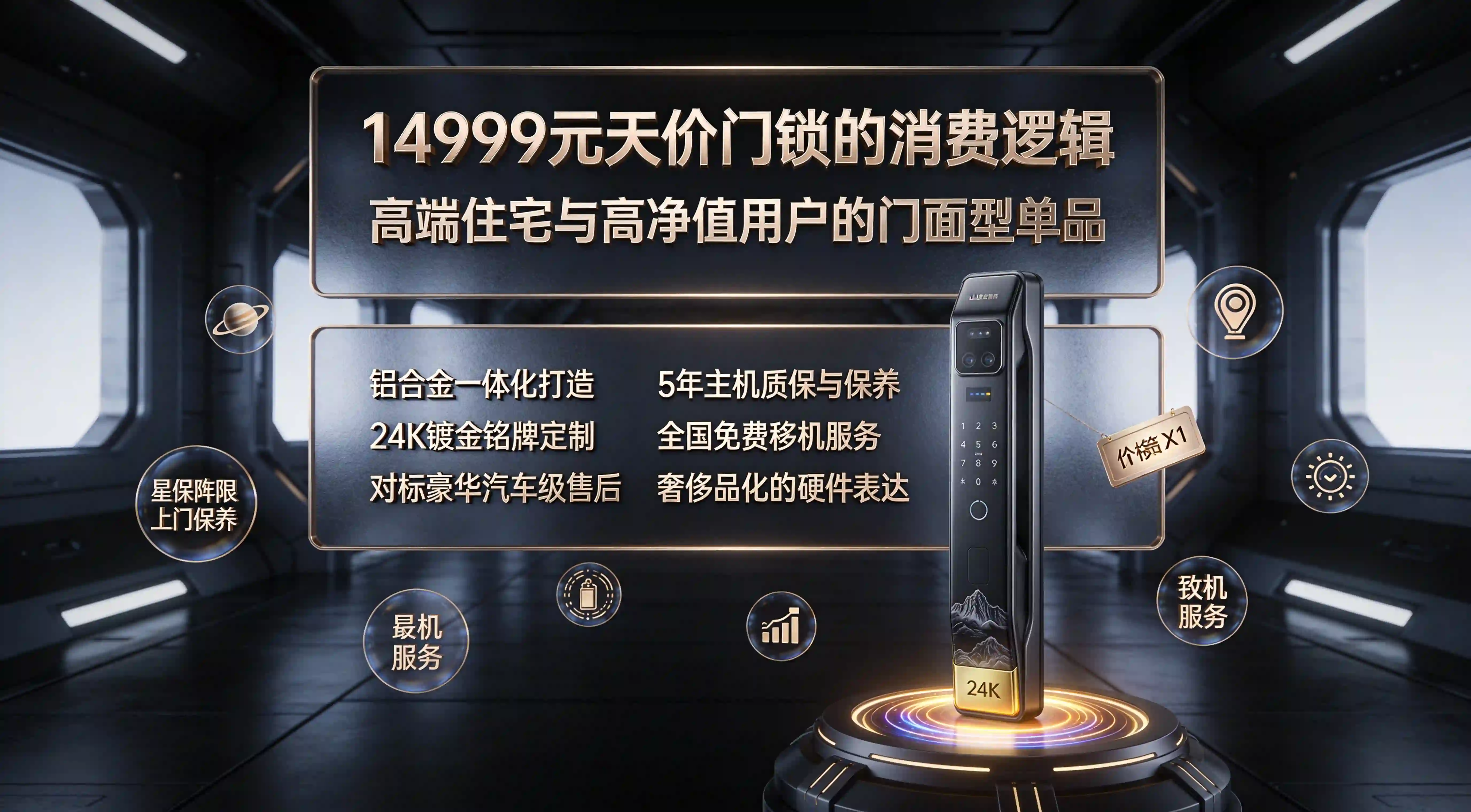 天价门锁与高端消费场景