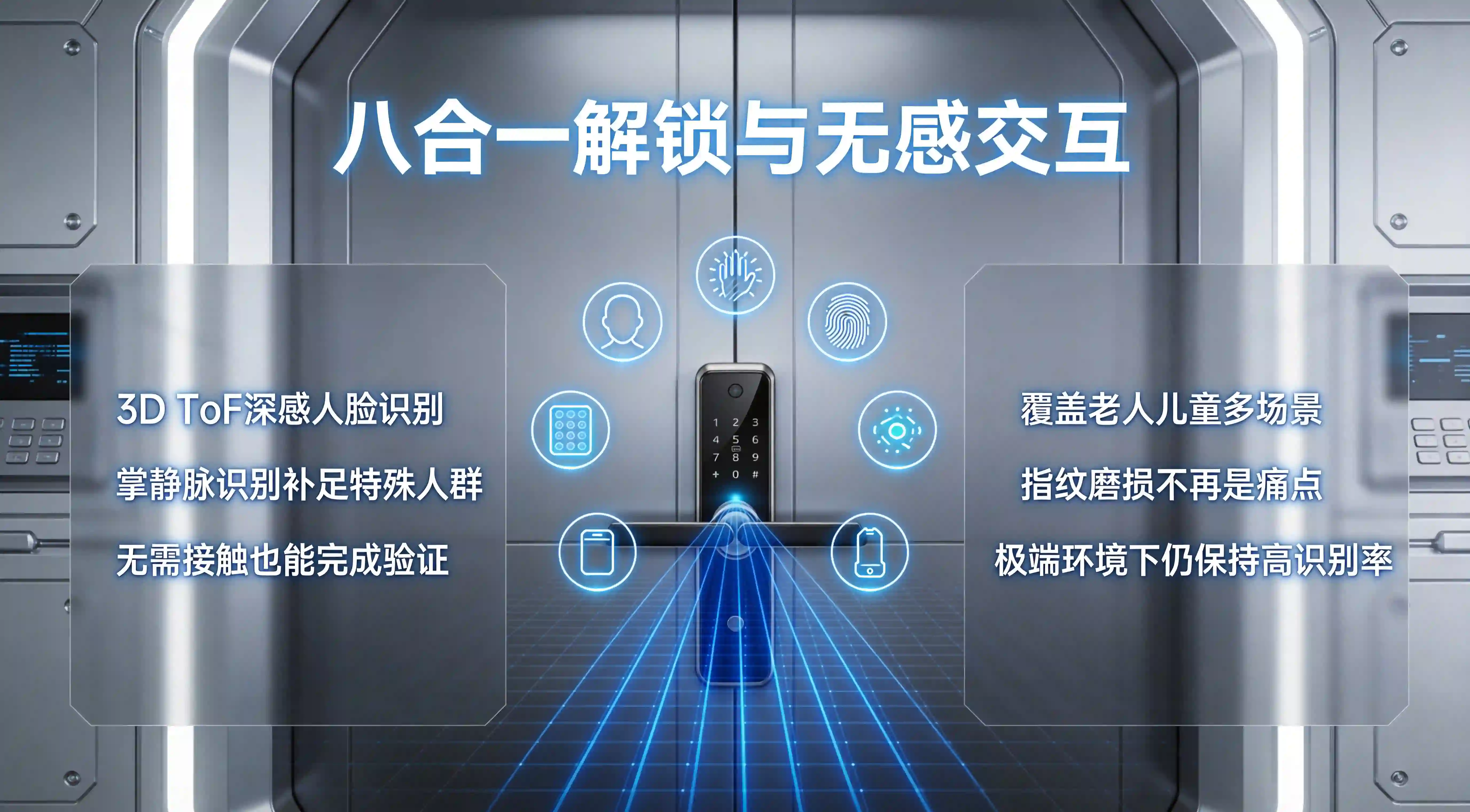八合一解锁与无感交互