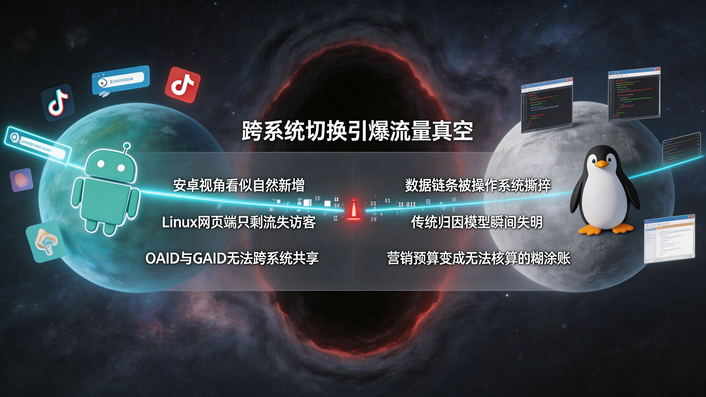 跨系统切换与流量真空黑洞