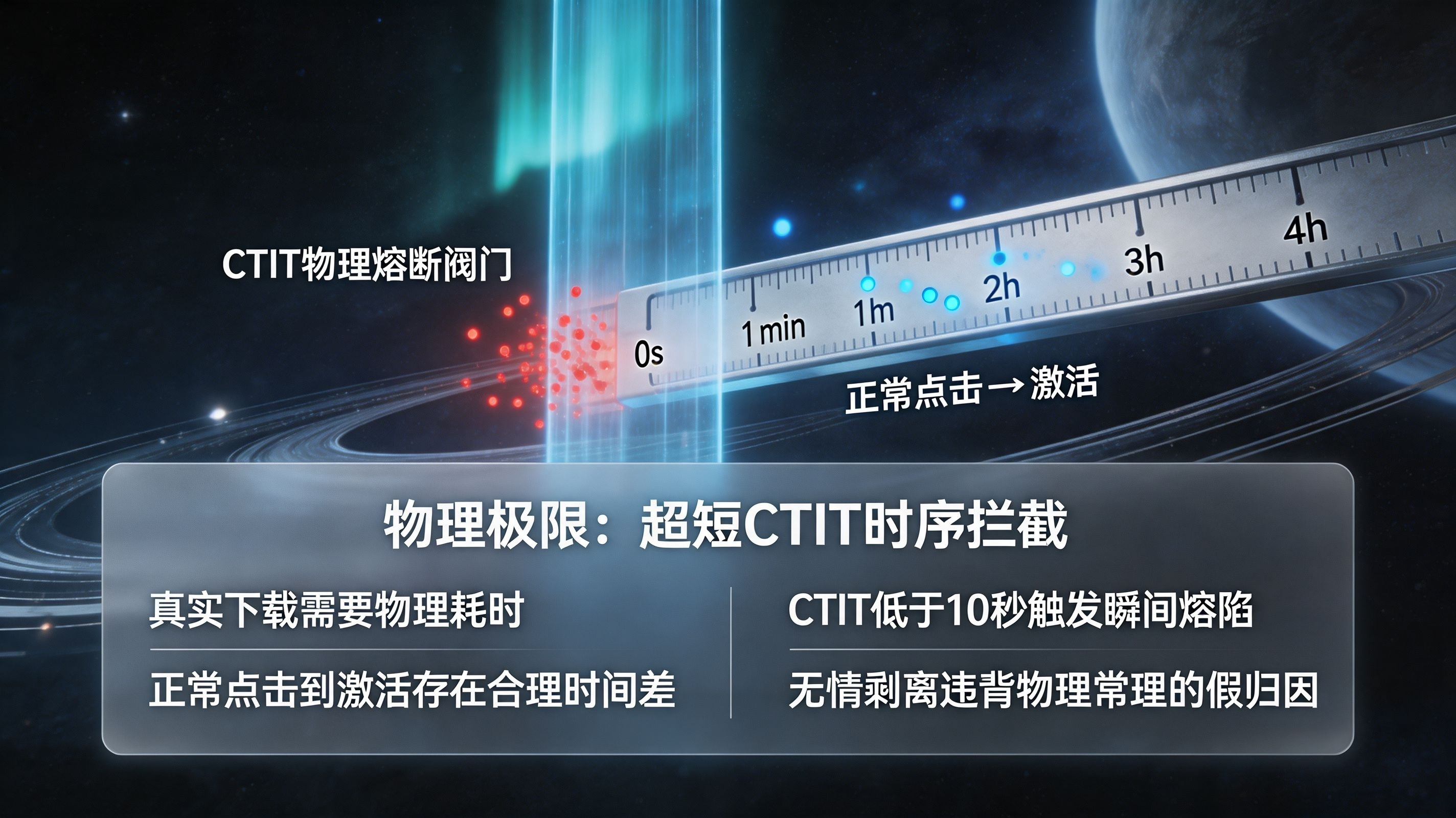 超短 CTIT 物理拦截