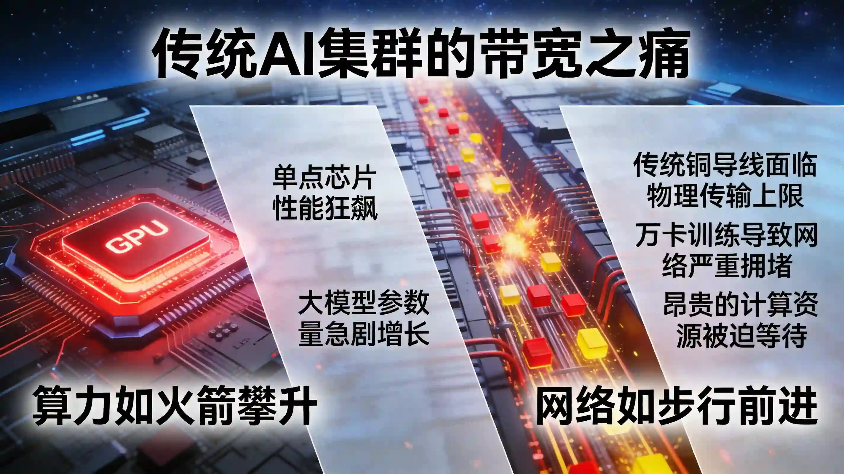 传统 AI 集群的带宽物理上限