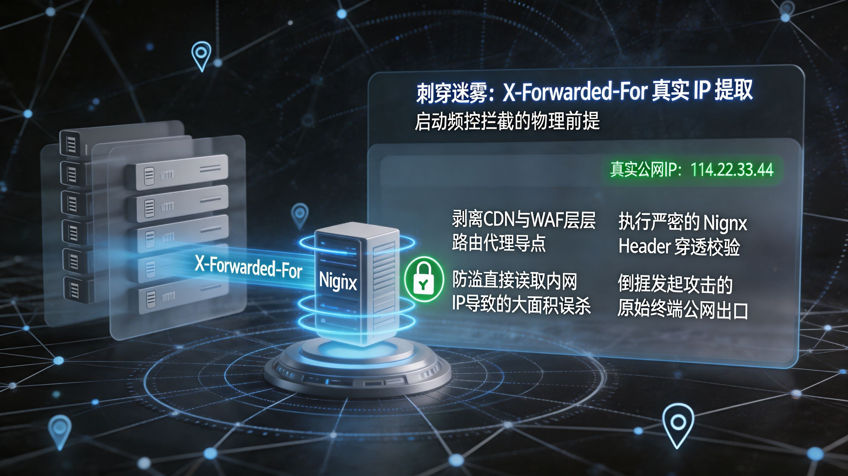 真实 IP 穿透与提取网关