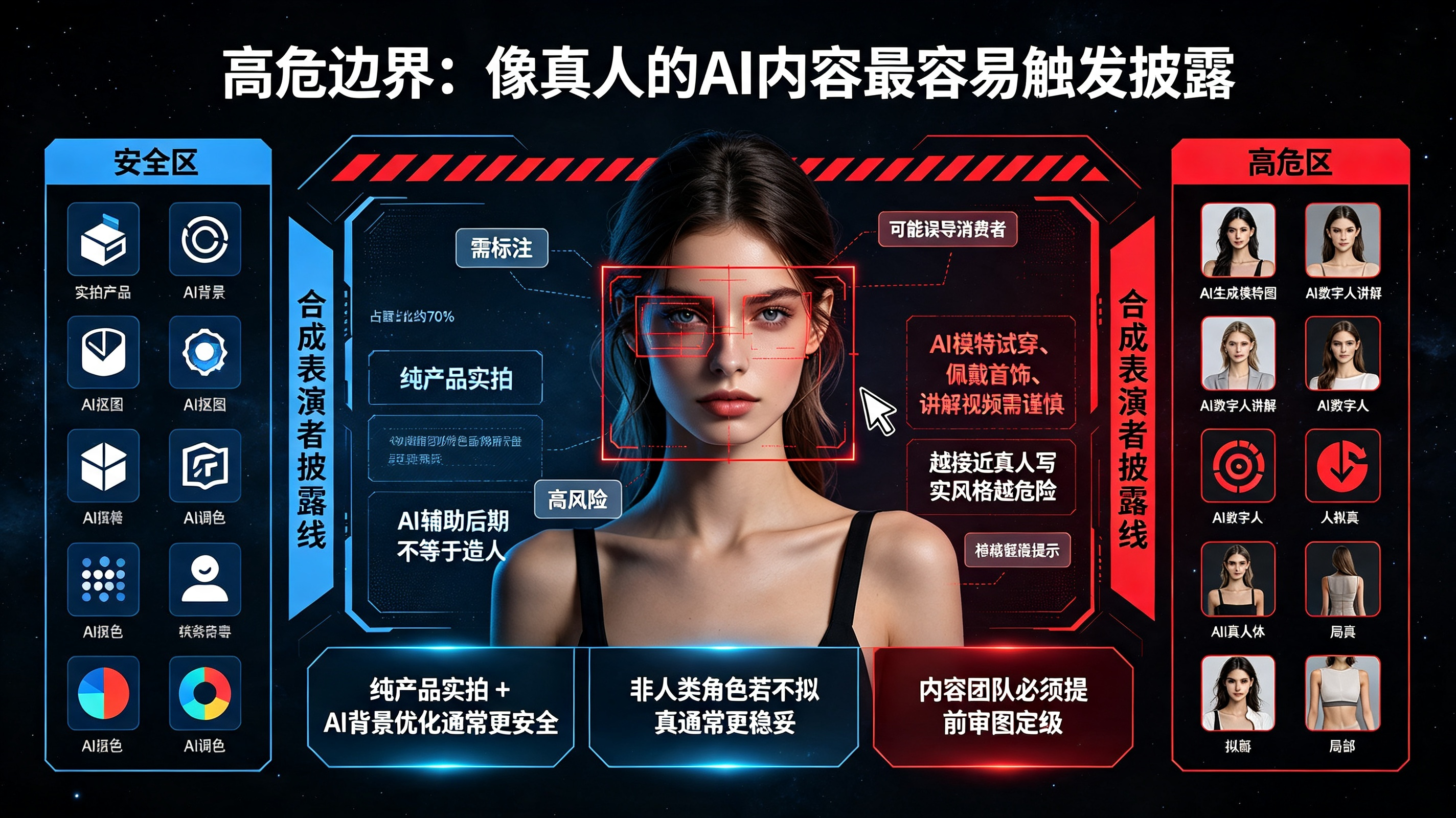 AI模特图的高危边界