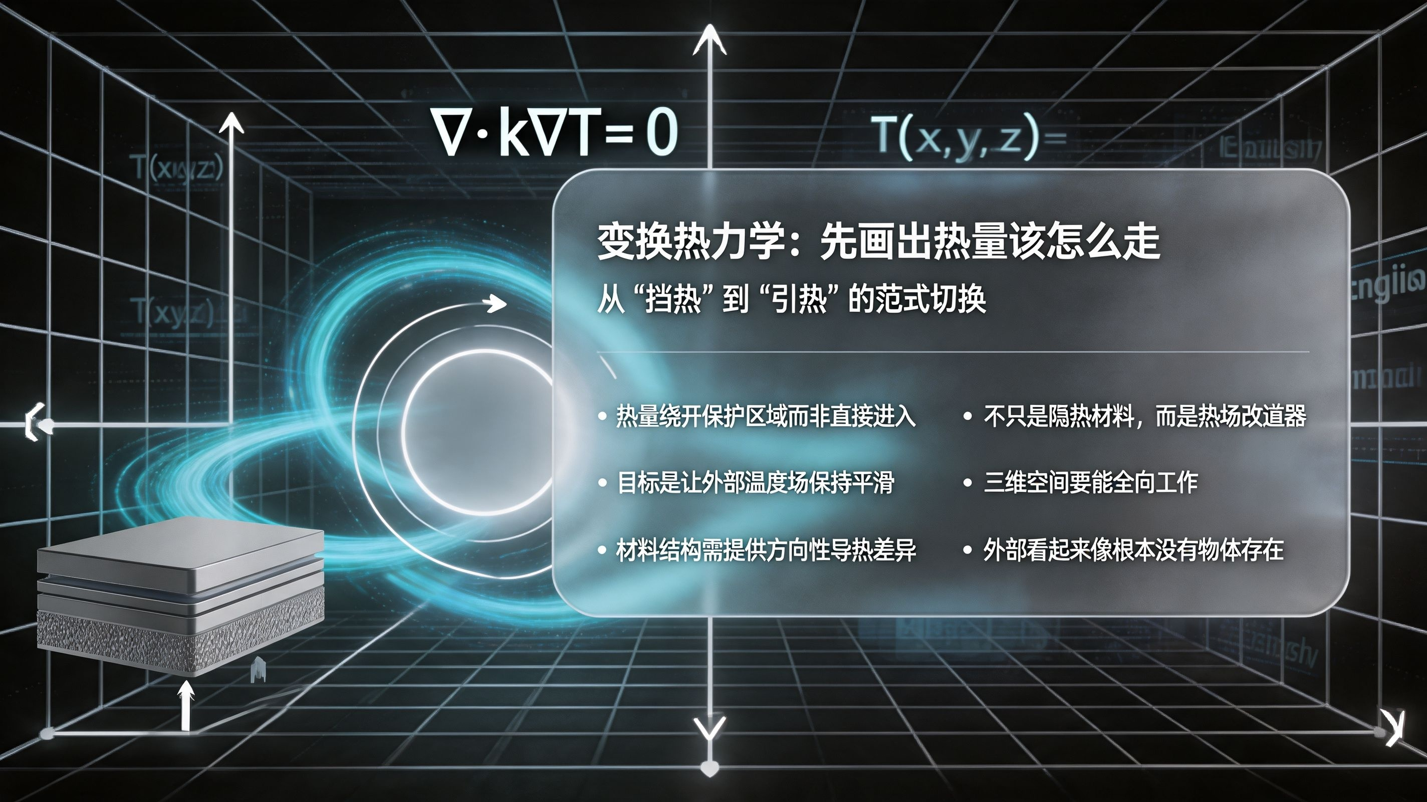 变换热力学与热流改道