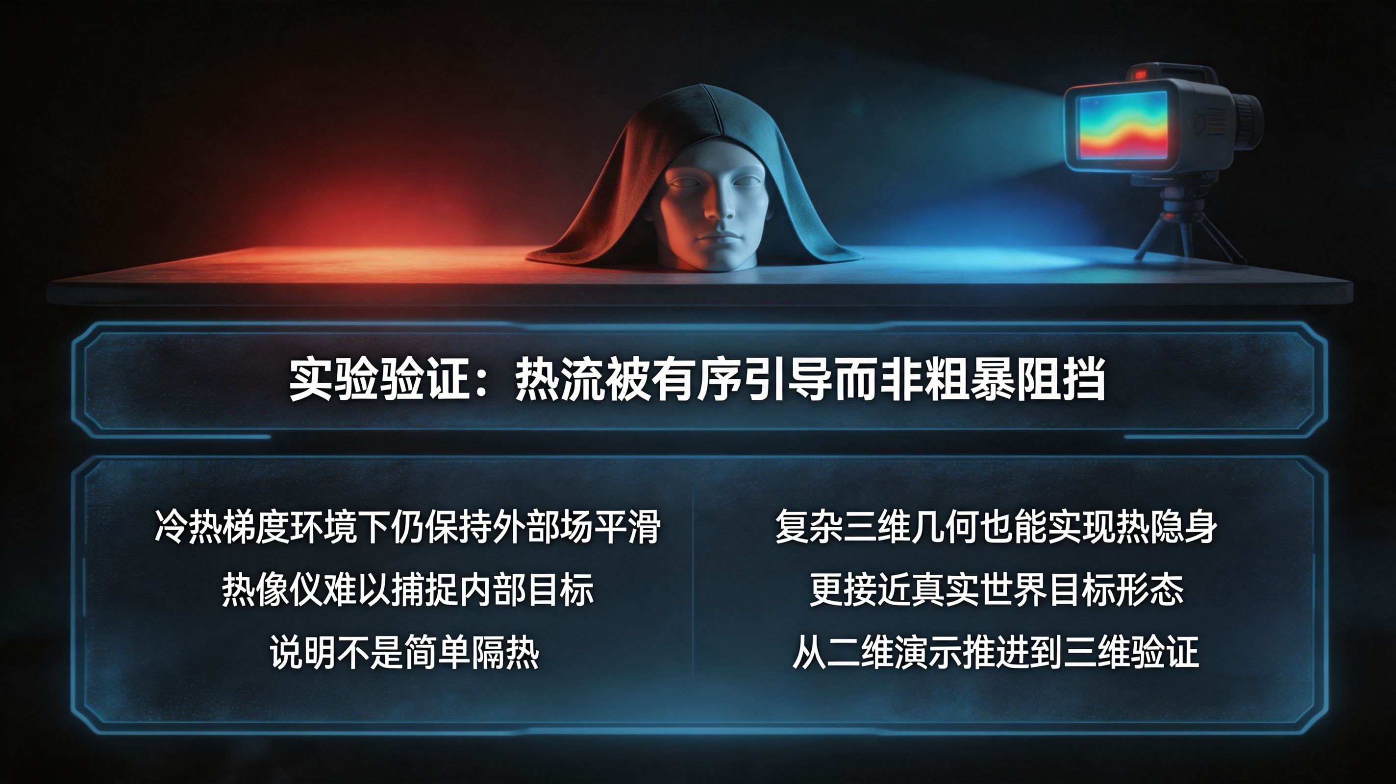 红外热像仪下的实验验证