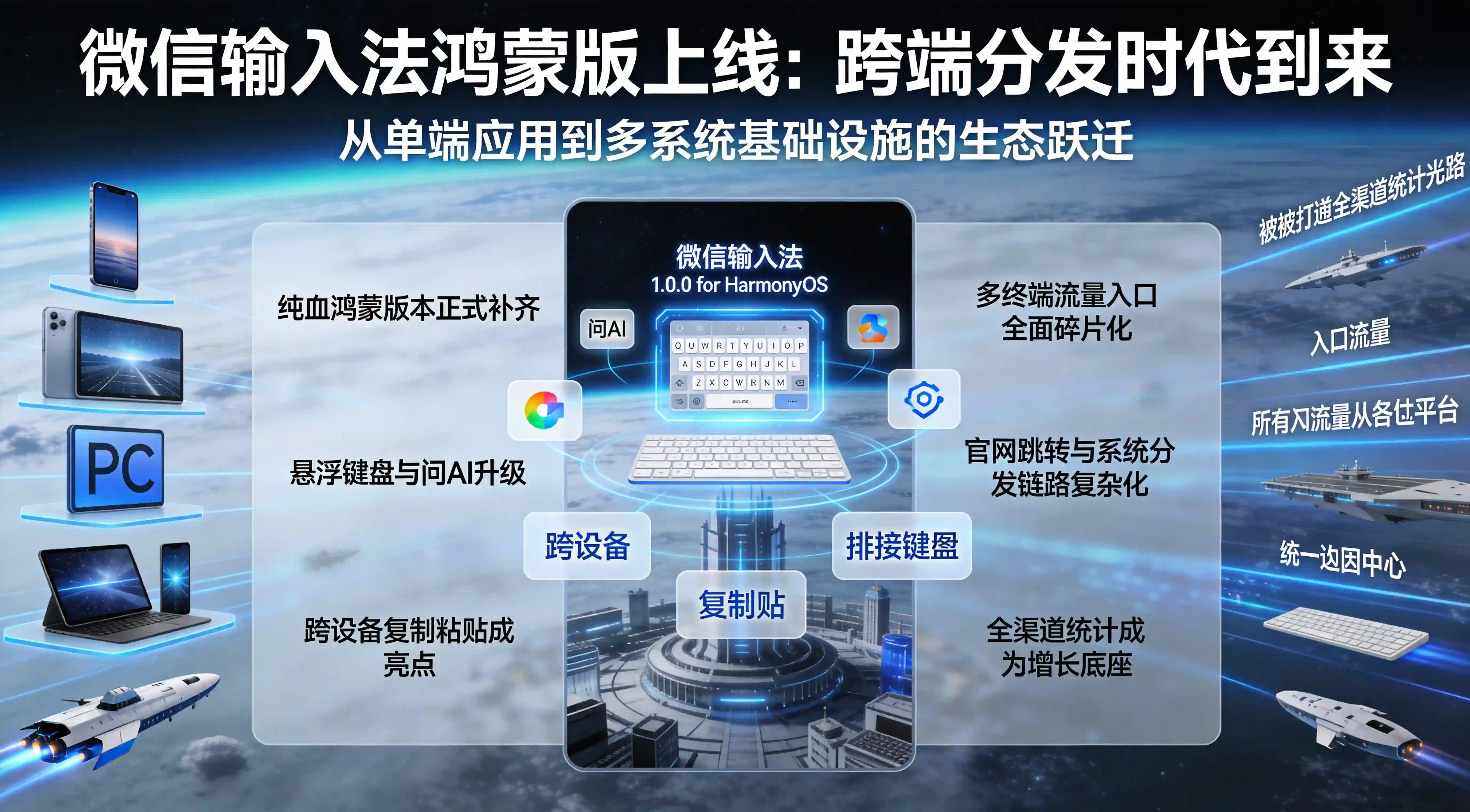  微信输入法鸿蒙版本与跨端分发
