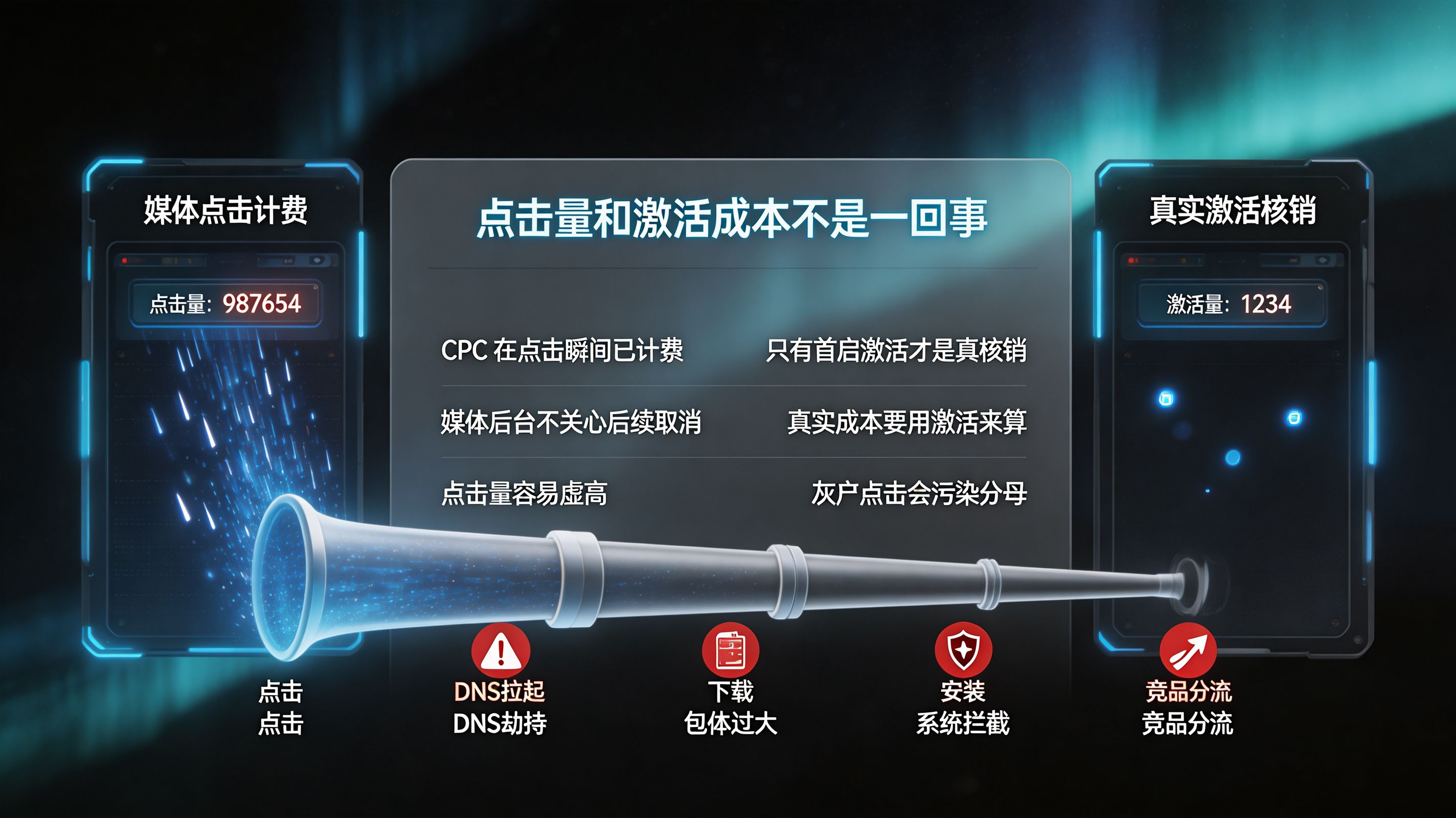  点击与激活的计费差异