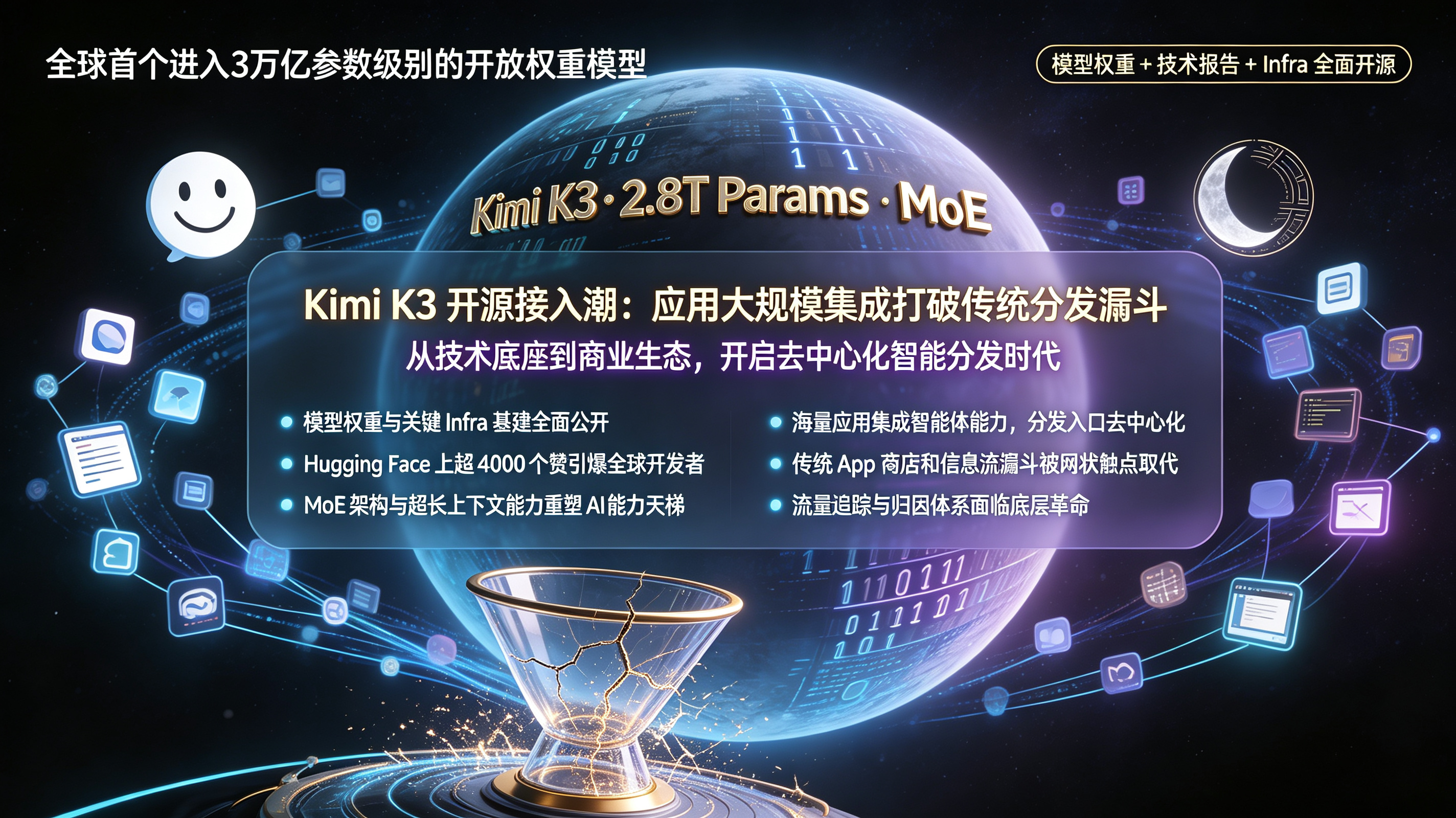  Kimi K3 开源与分发漏斗重构