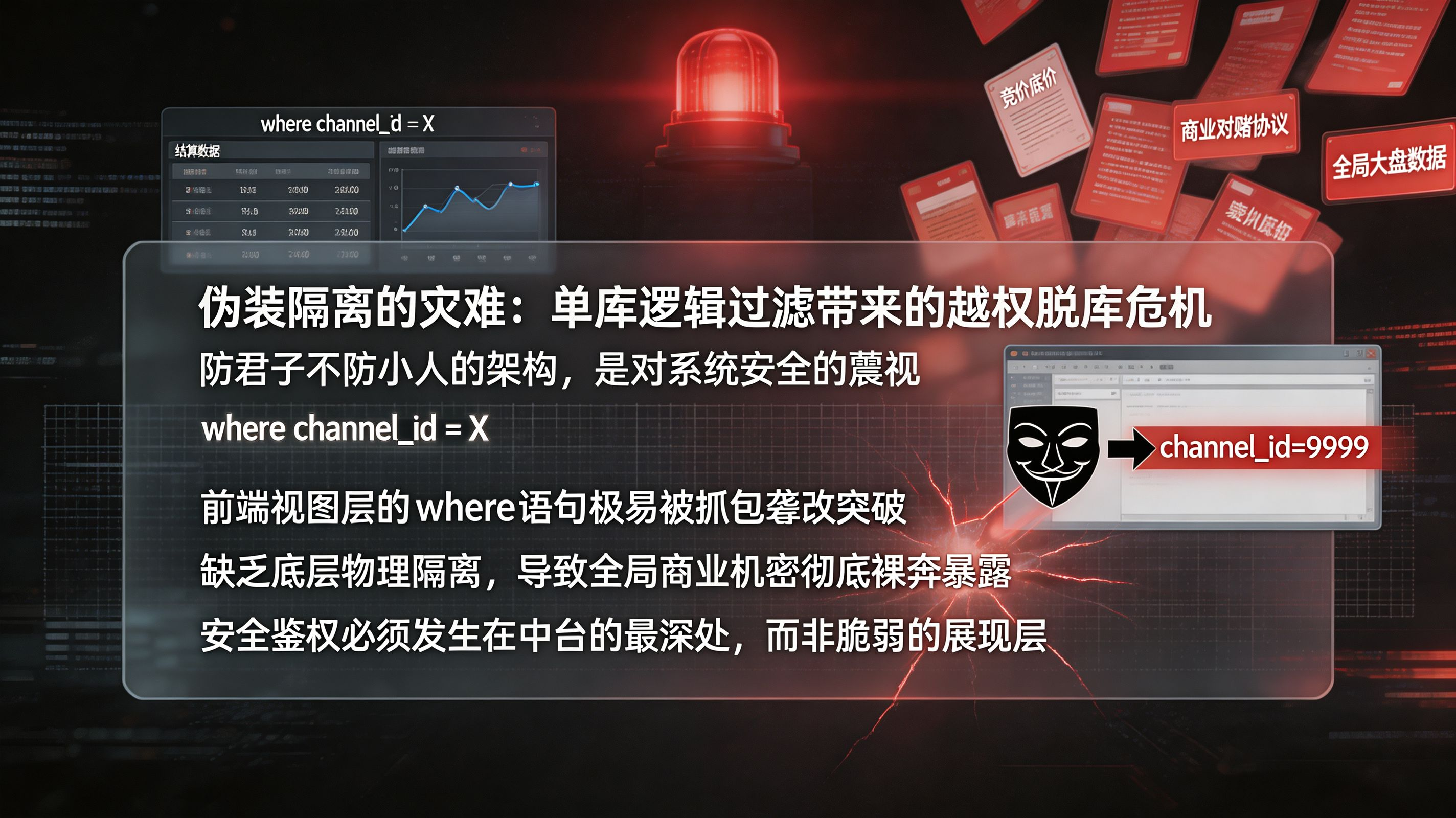 越权风险与单库逻辑过滤的&ldquo;裸奔&rdquo;灾难