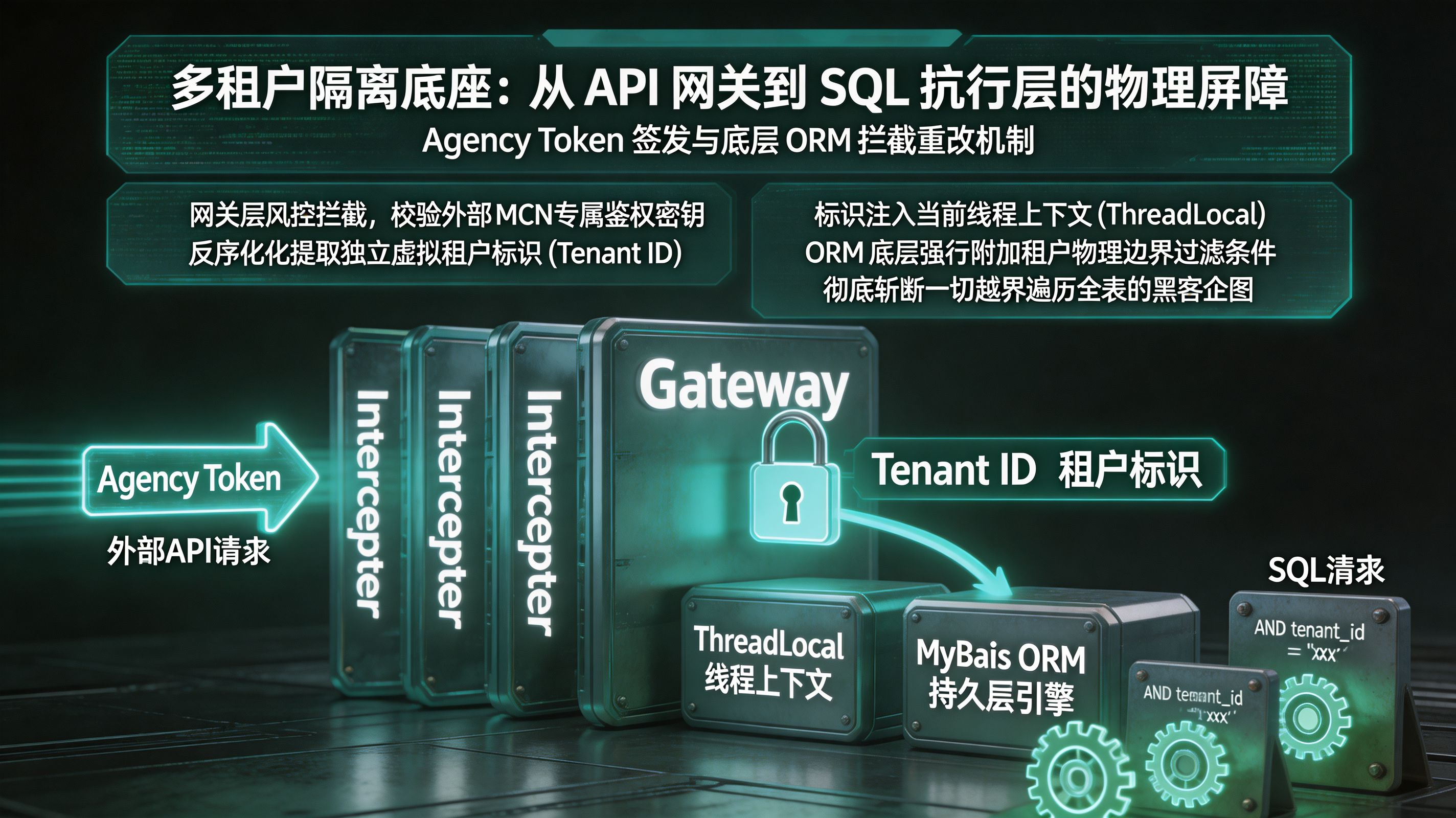 多租户隔离机制与 Agency Token 的底层防线