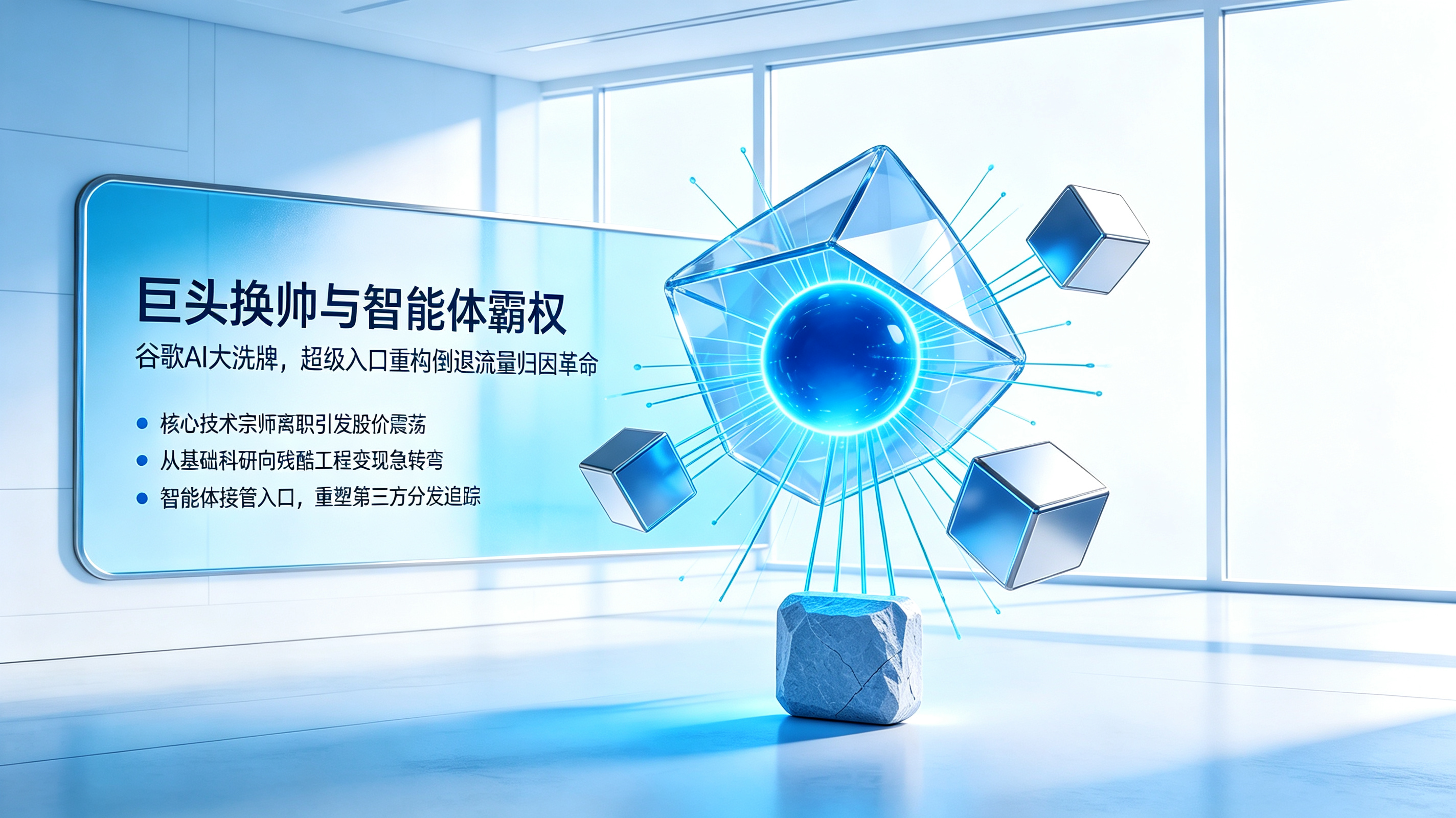 谷歌 AI 高层震荡与智能体流量变迁