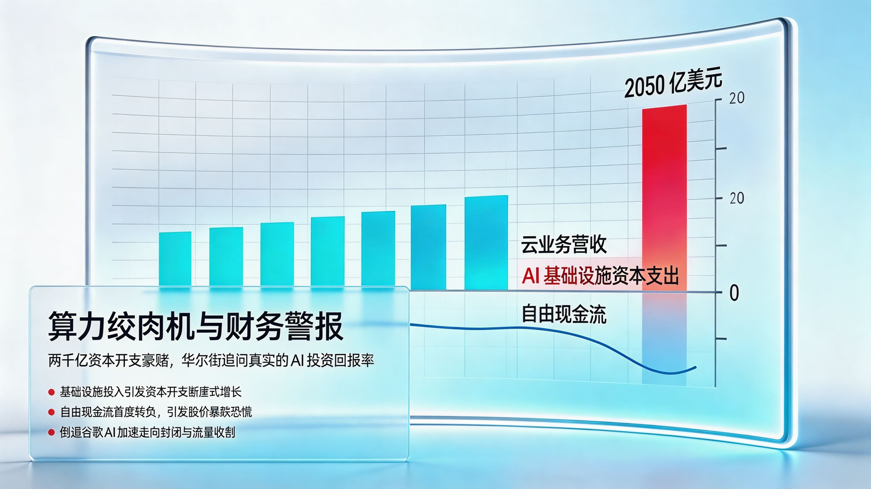 自由现金流转负与两千亿资本开支的华尔街恐慌