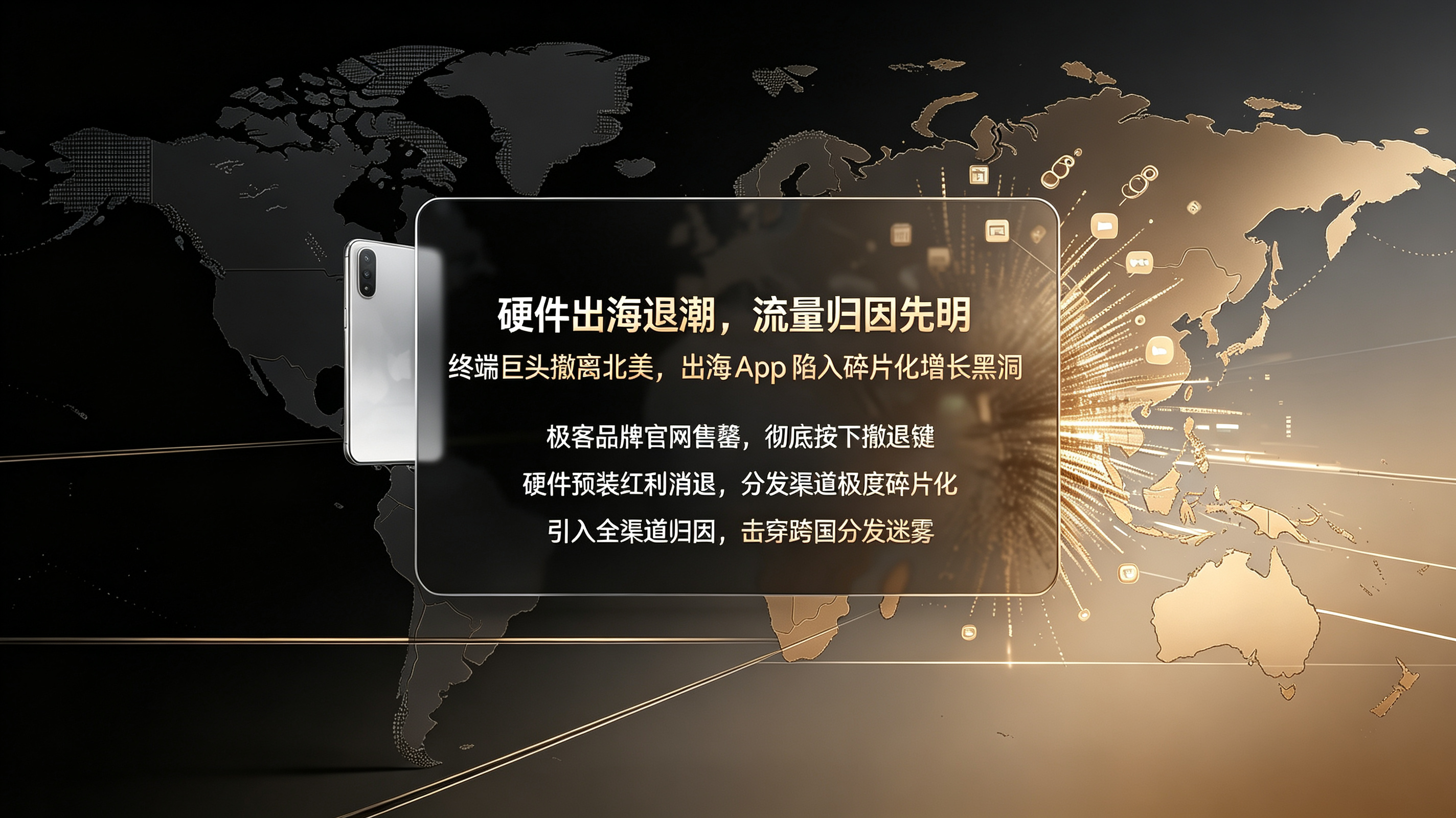出海硬件退场与流量碎片化挑战