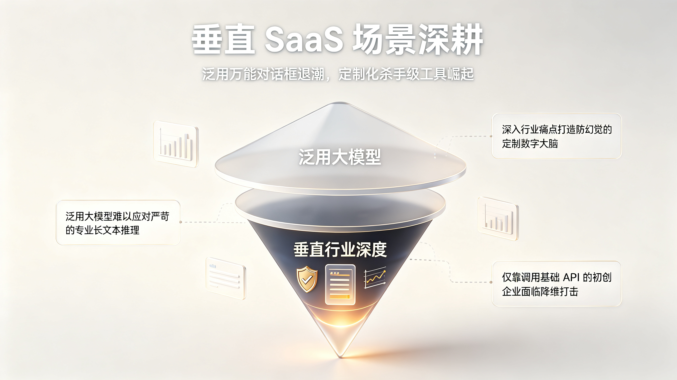 泛用大模型退潮与垂直 SaaS 场景纵深